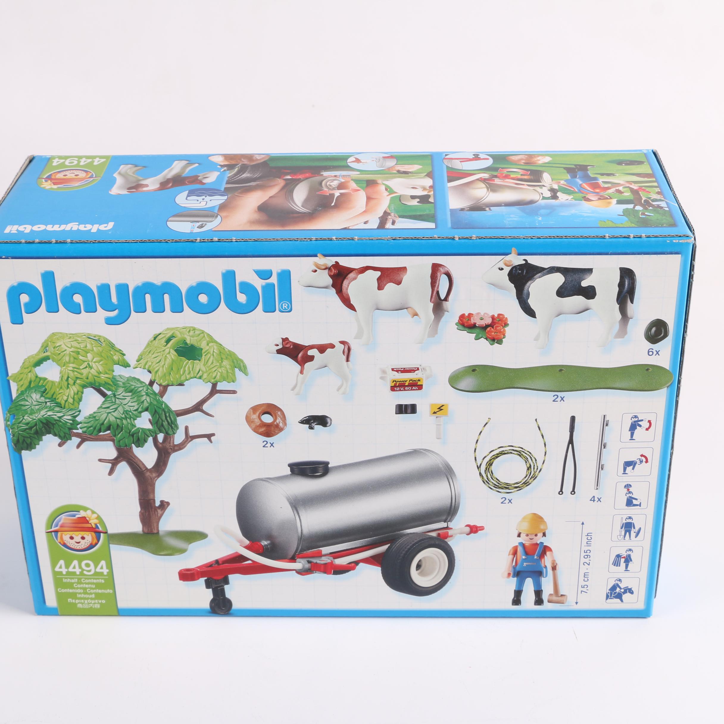 Playmobil Country Themed Sets Including "Tractor with Hay Trailer"