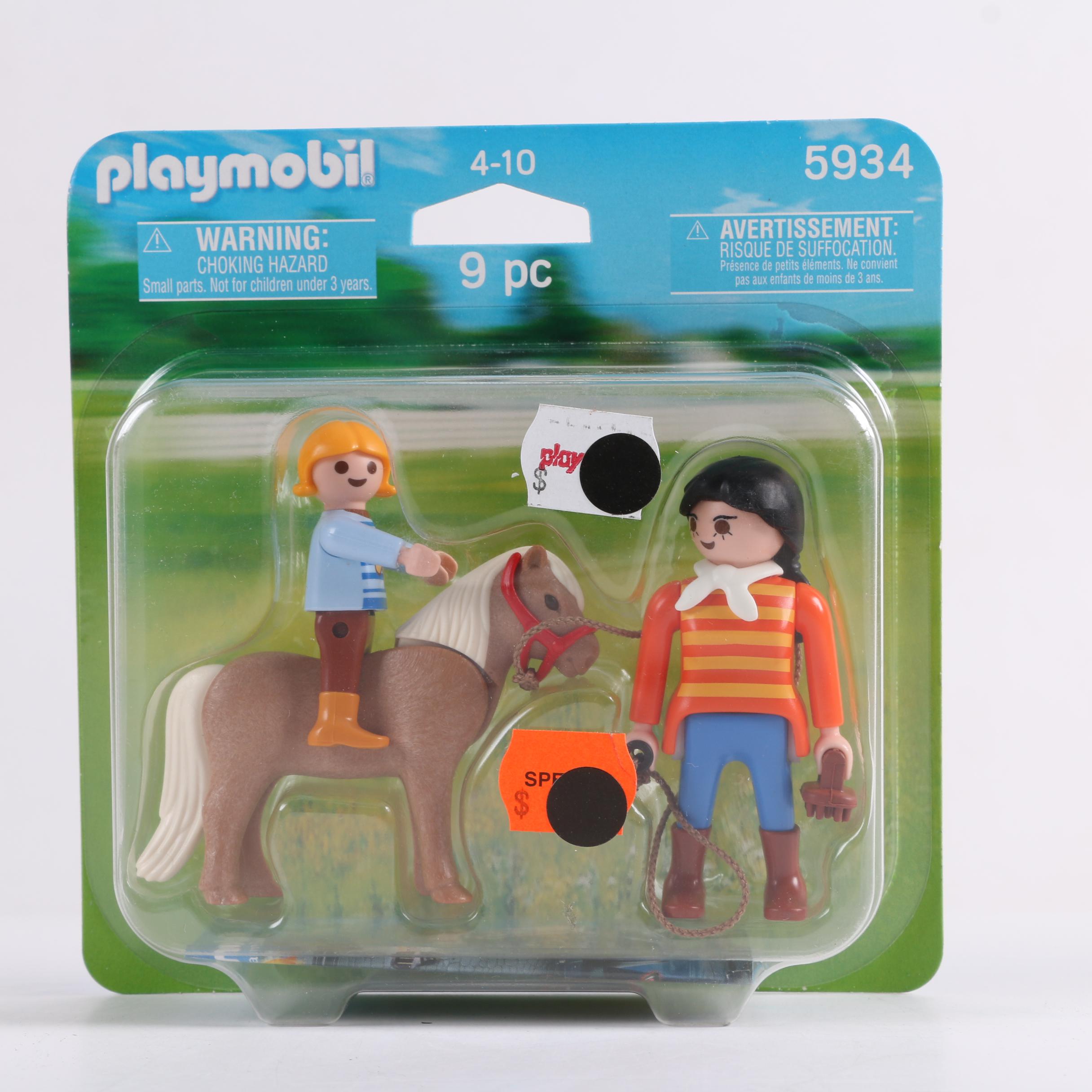 Playmobil Country Themed Sets Including "Tractor with Hay Trailer"