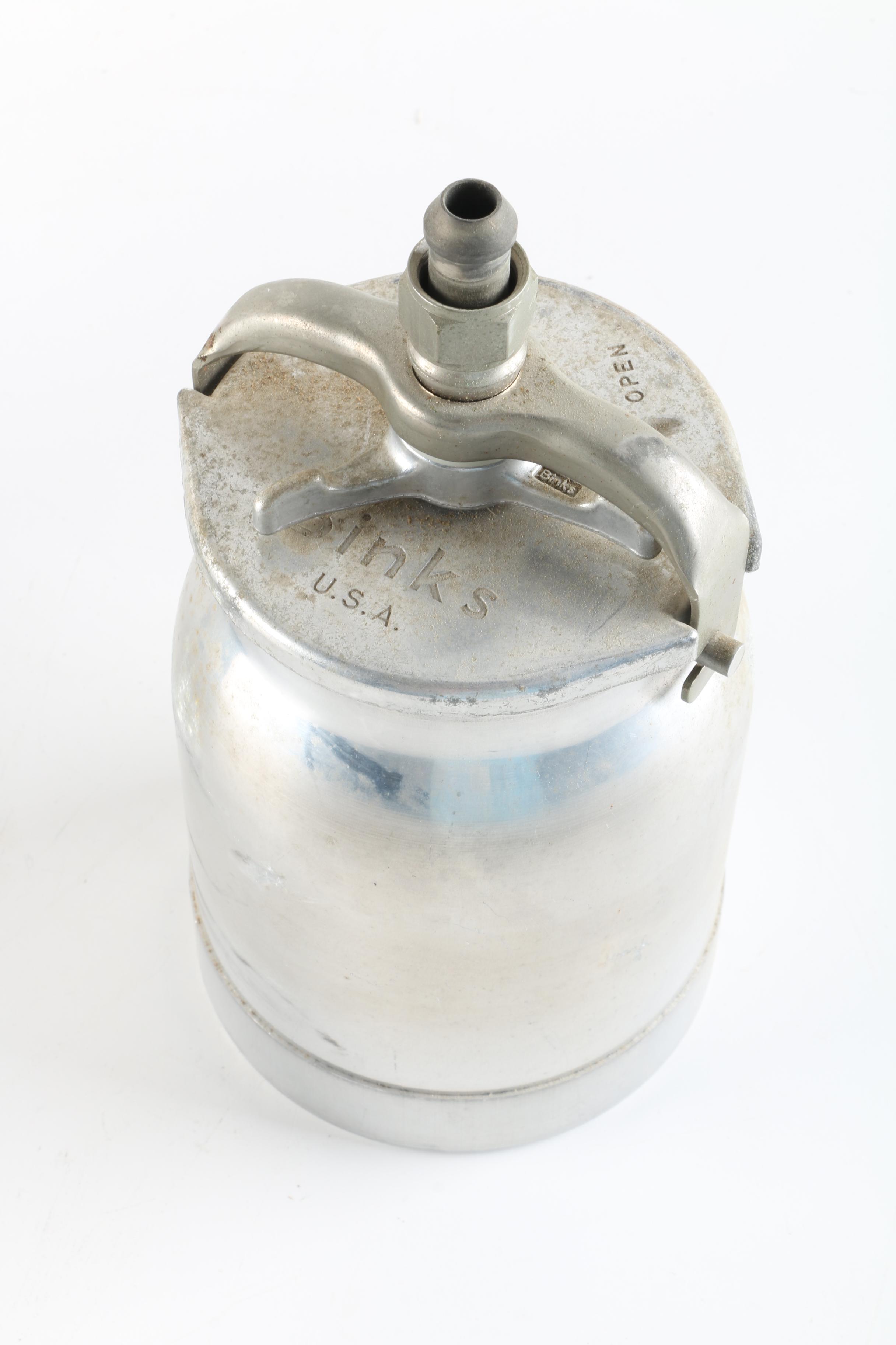 Binks Model 62 Spray Gun with Sharpe Pressure Pot