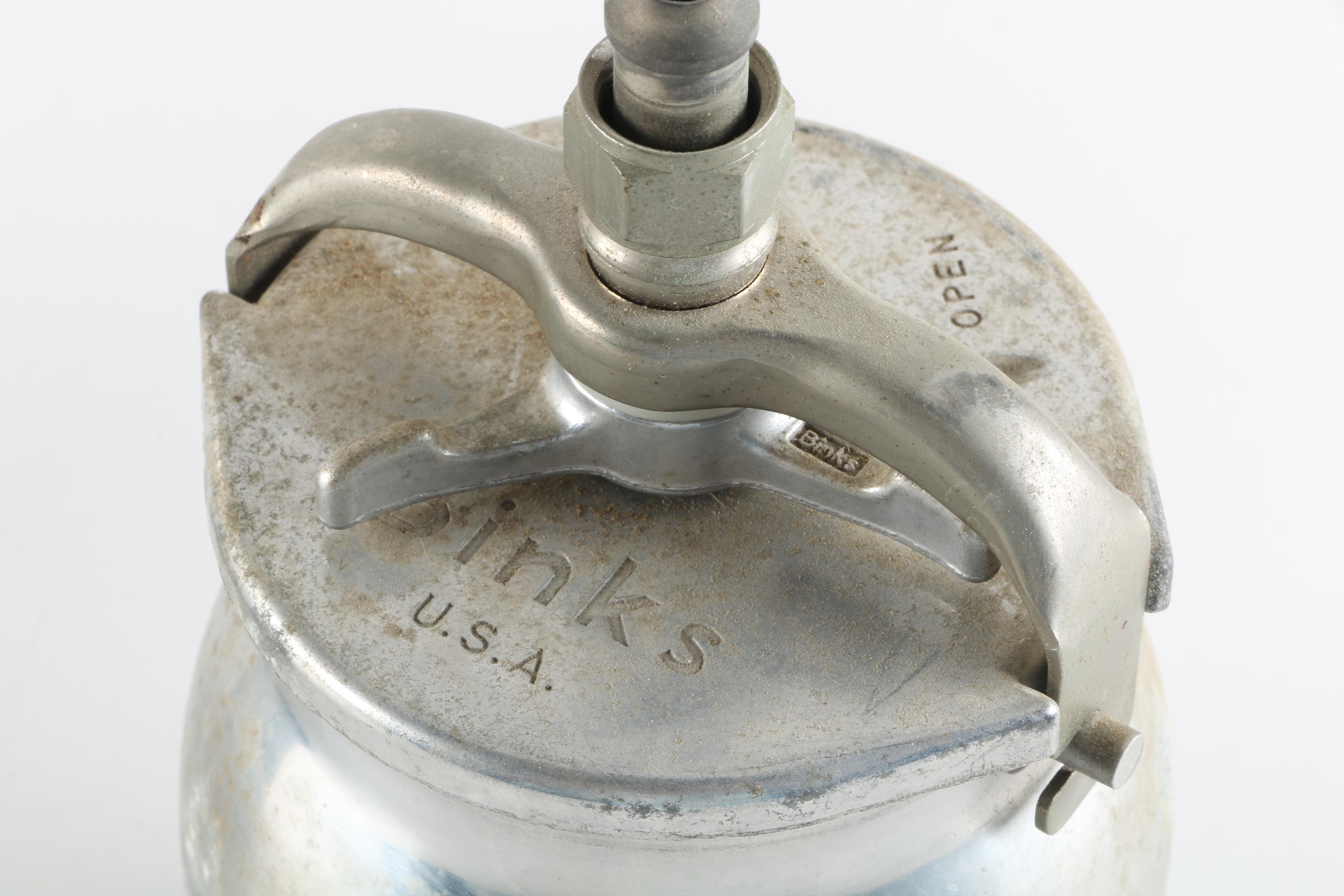 Binks Model 62 Spray Gun with Sharpe Pressure Pot