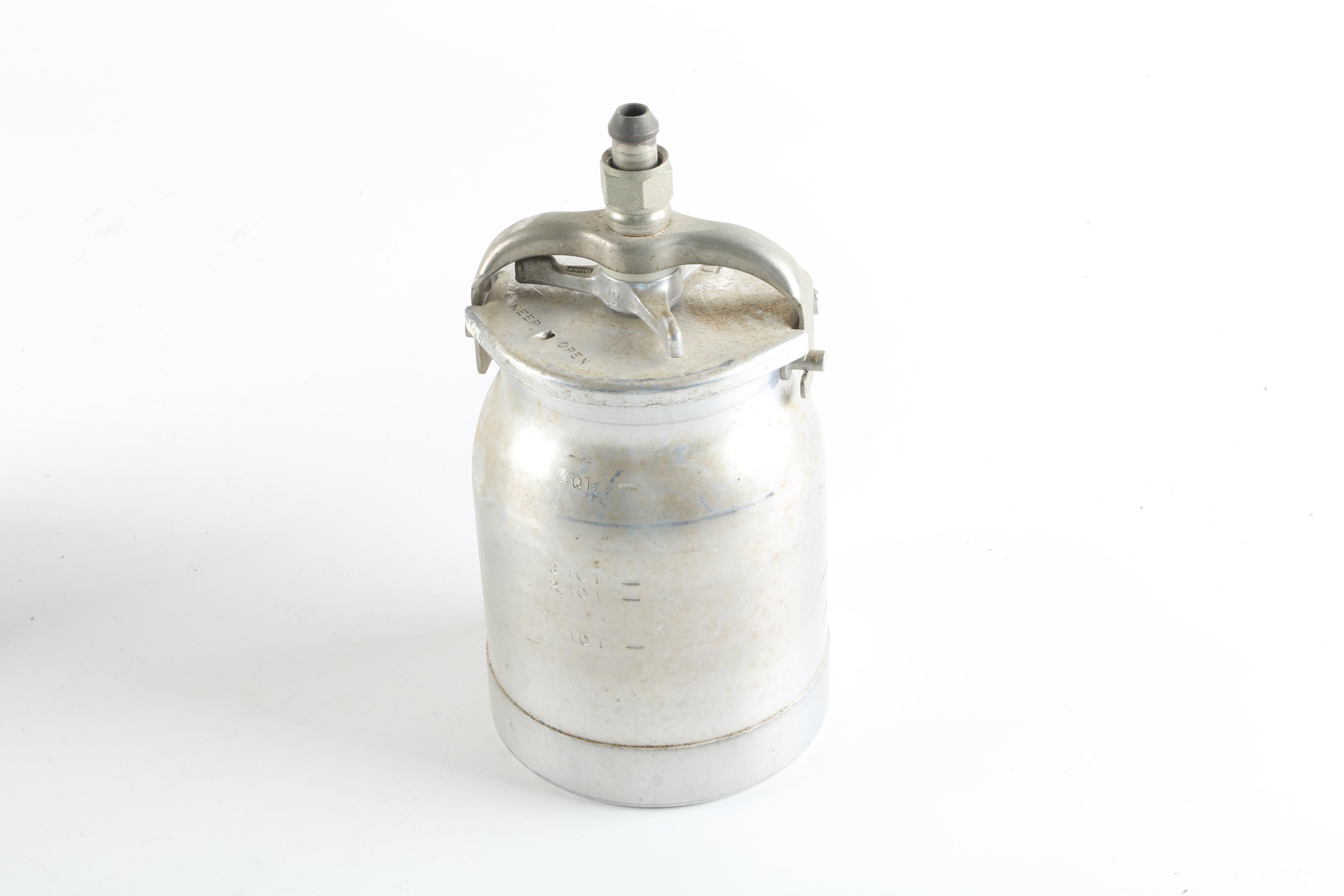 Binks Model 62 Spray Gun with Sharpe Pressure Pot