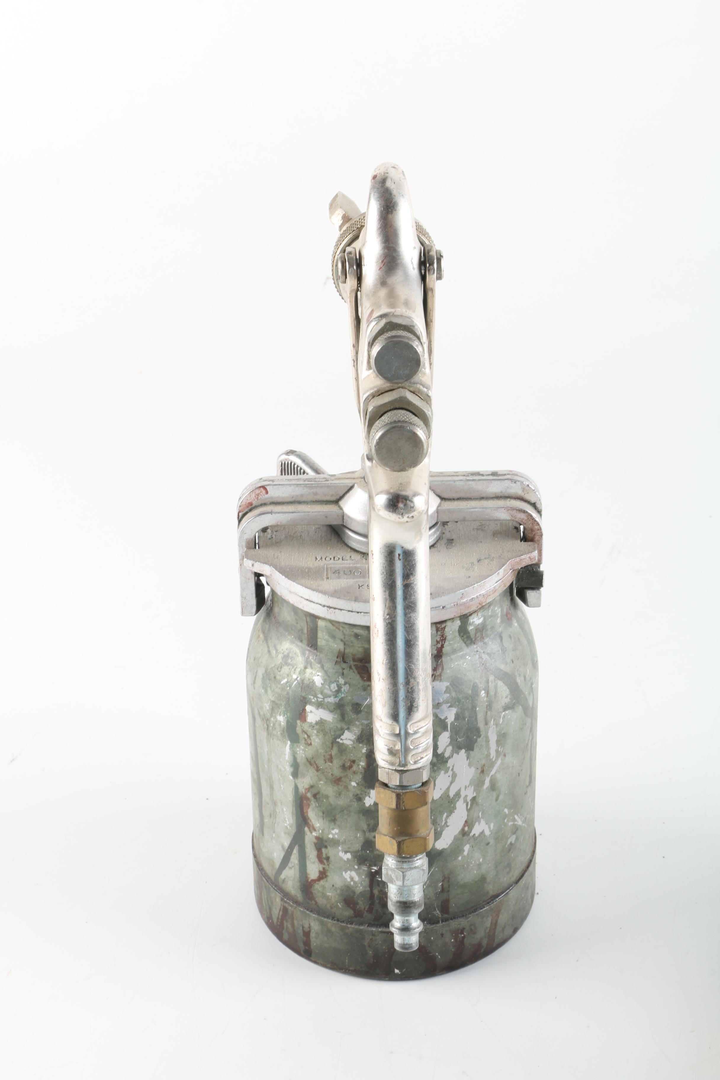 Binks Model 62 Spray Gun with Sharpe Pressure Pot