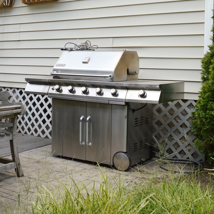 Stainless Jenn-Air Grill with Rotisserie