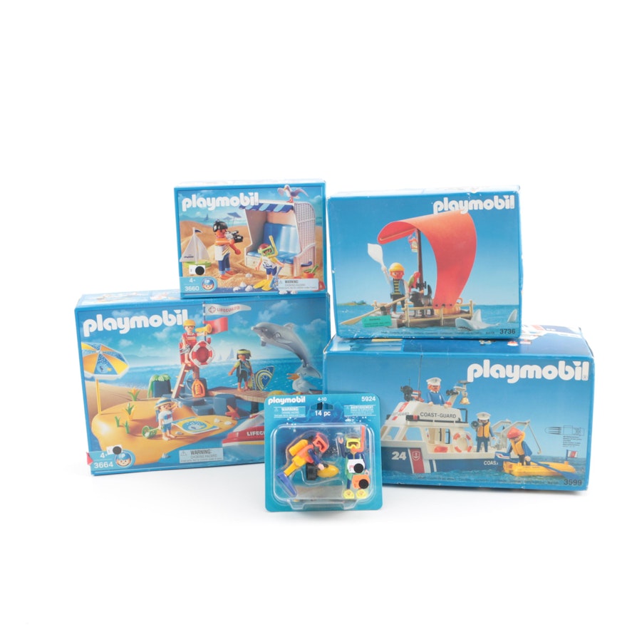 Playmobil Beach and Ocean Themed Sets
