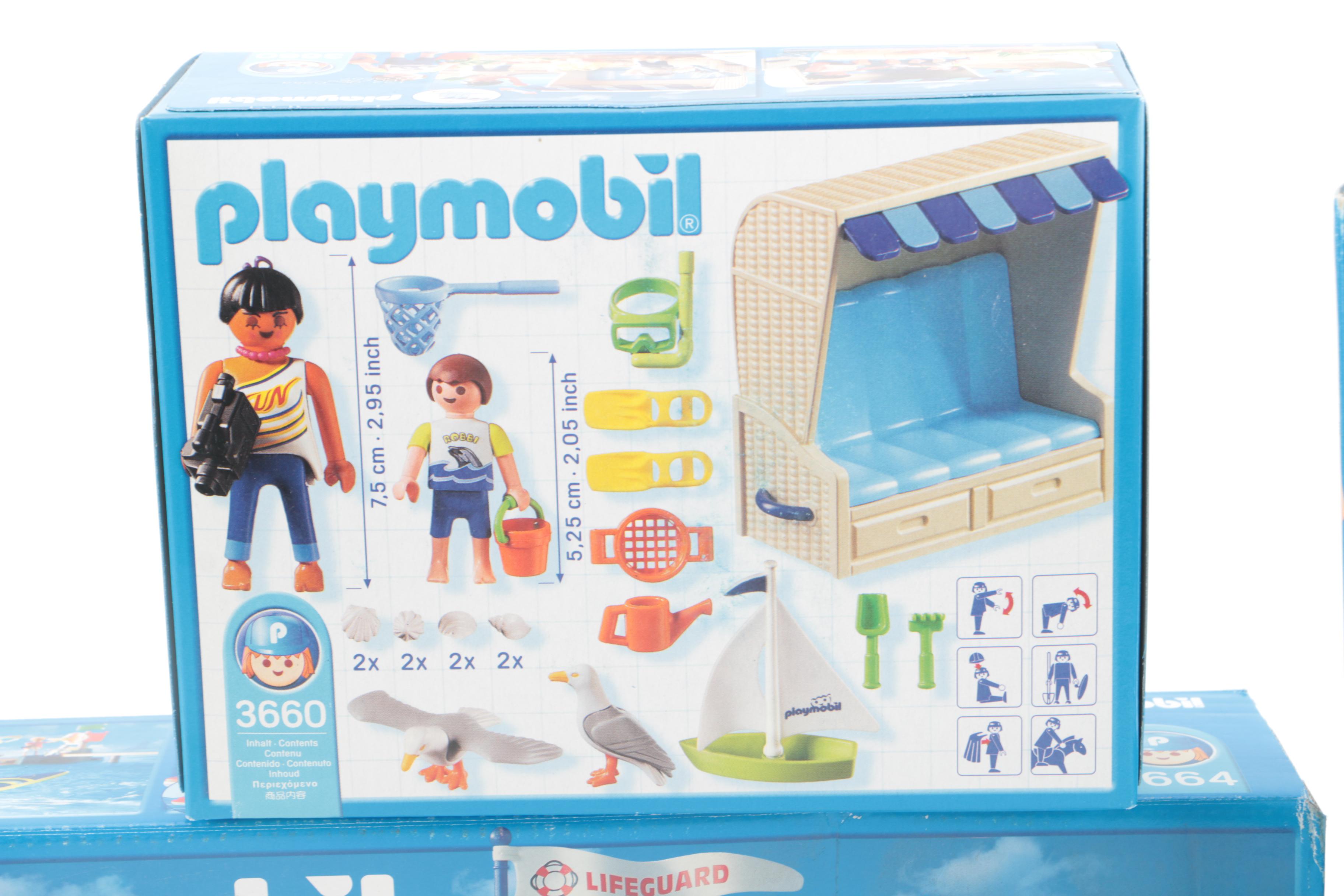 Playmobil Beach and Ocean Themed Sets