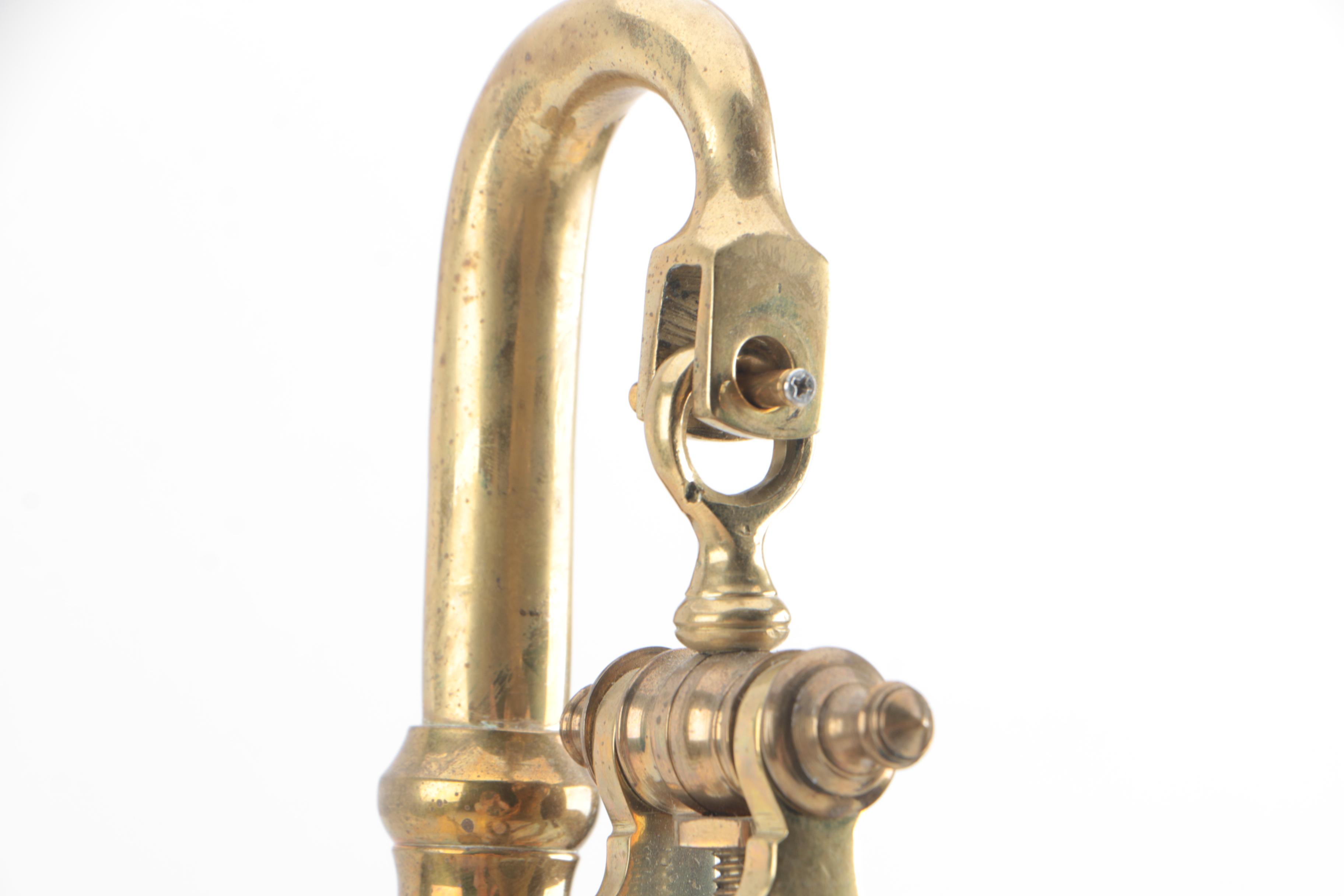 Portuguese Manaus Brass Plated Balance Scale with Weights