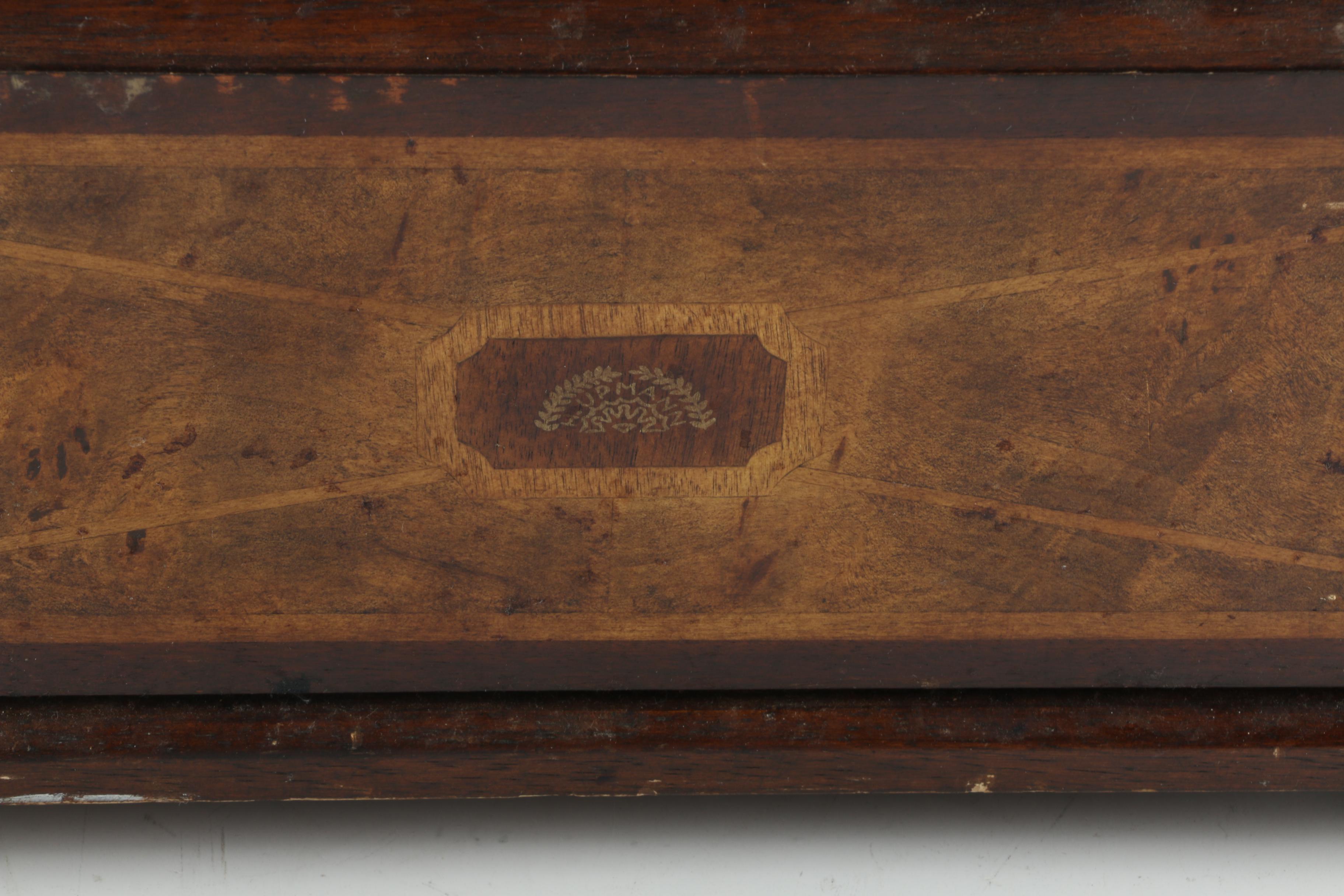 H. Upmann Cedar Lined Tabletop Cigar Humidor with Inlaid Veneer