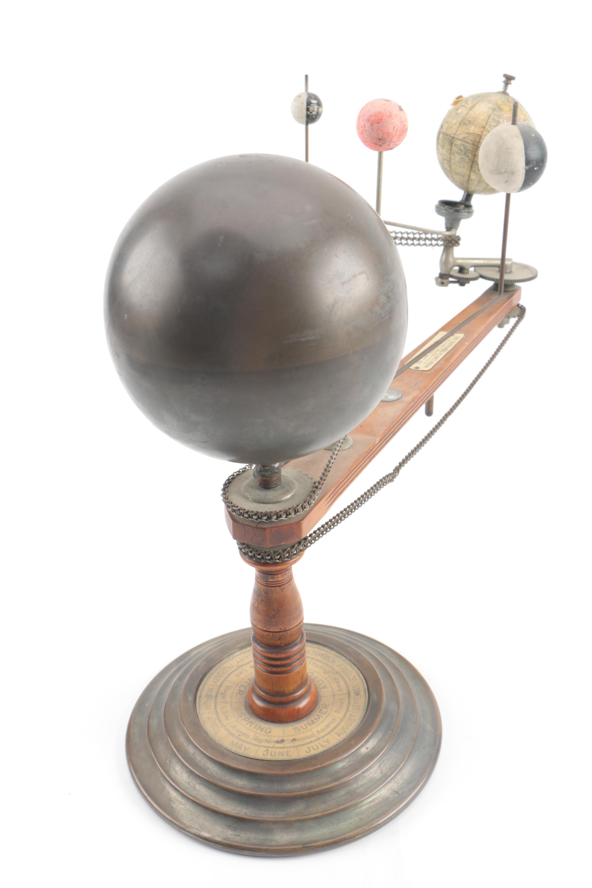 1908 Trippensee Planetarium Co. Orrery