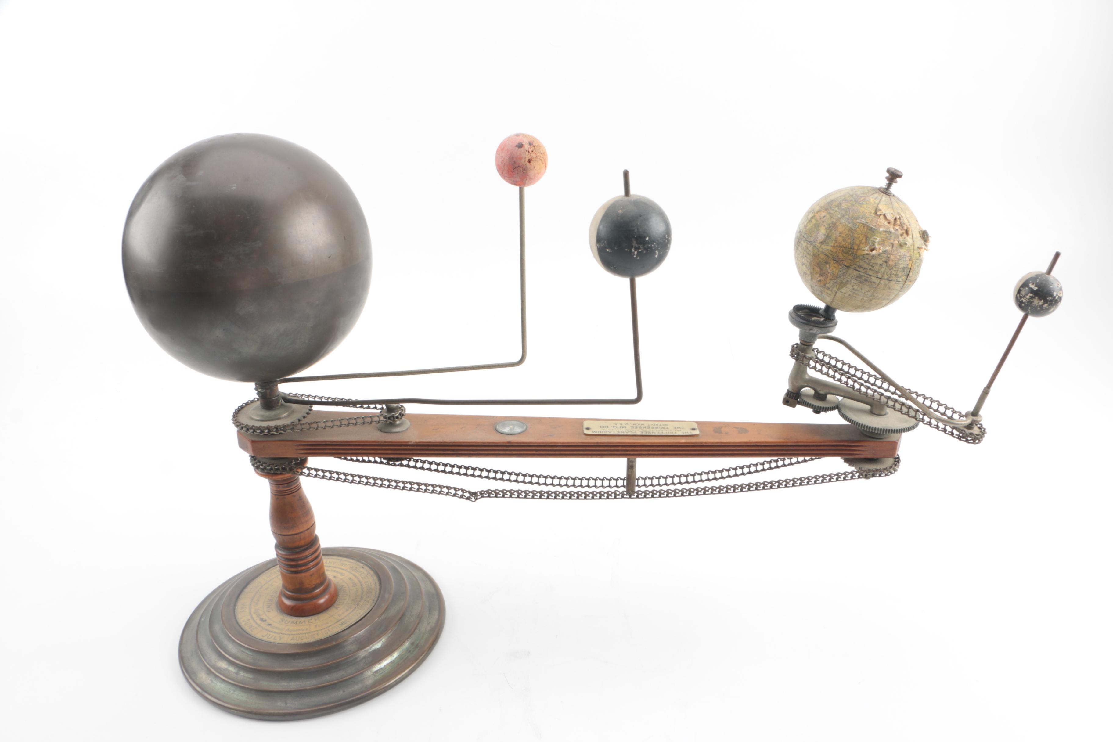 1908 Trippensee Planetarium Co. Orrery