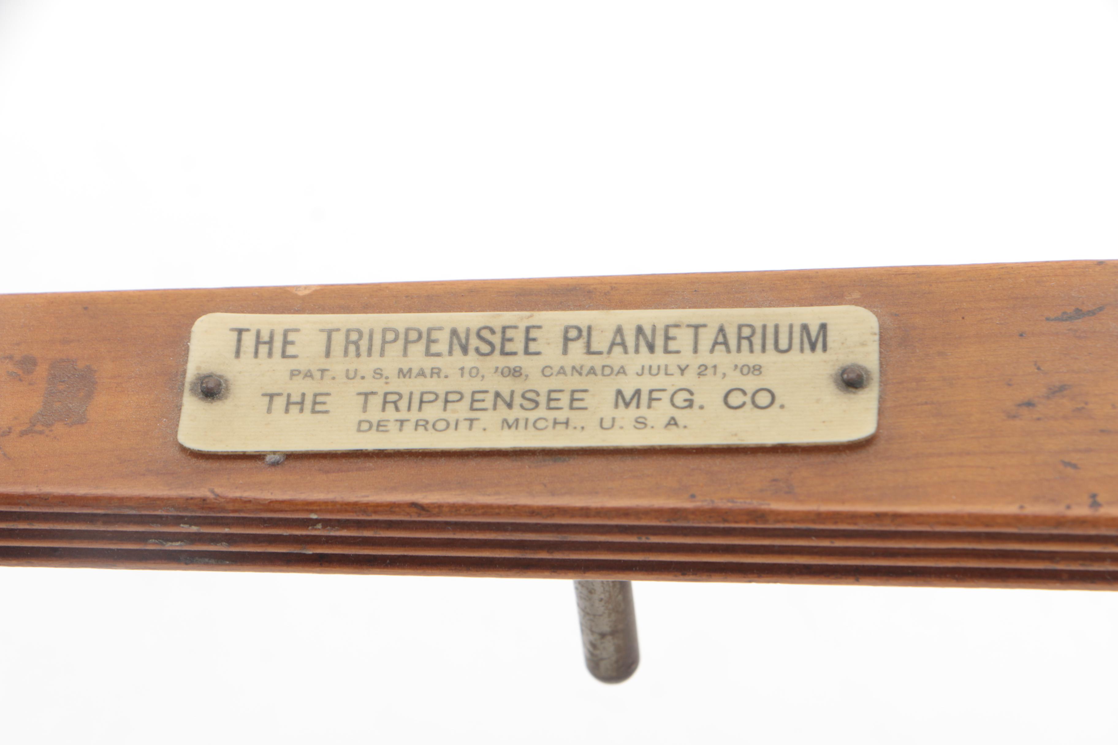 1908 Trippensee Planetarium Co. Orrery