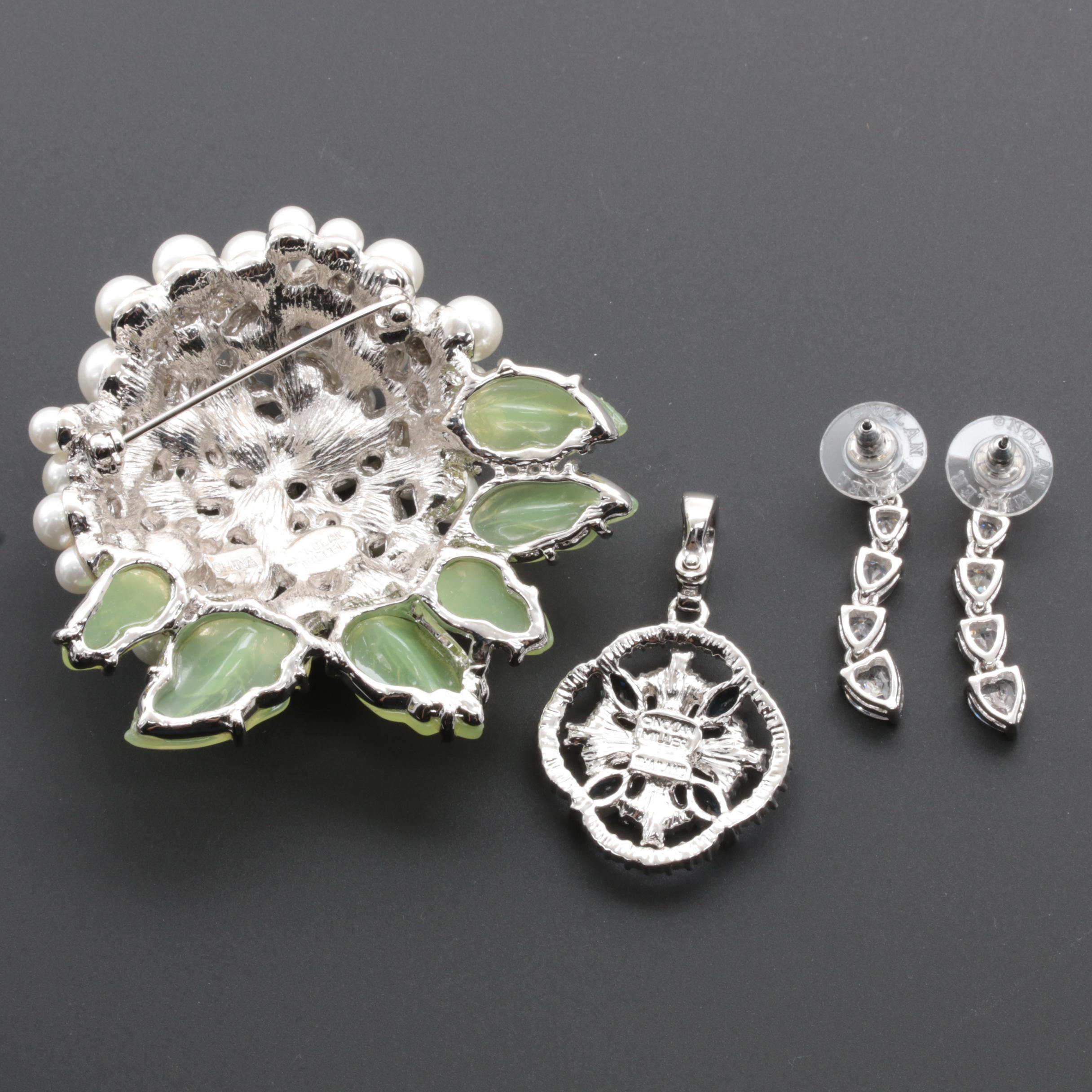 Nolan Miller Costume Jewelry Featuring Imitation Pearl