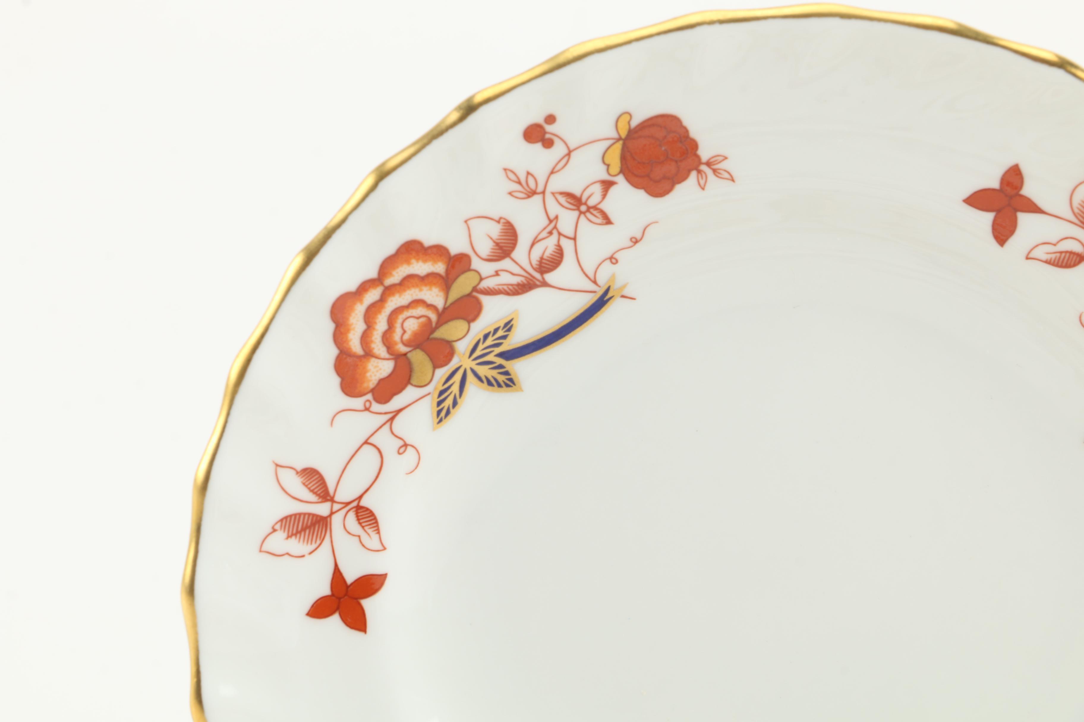 Royal Crown Derby "Bali" Bone China Demitasse Tableware Circa 1975 - 1992