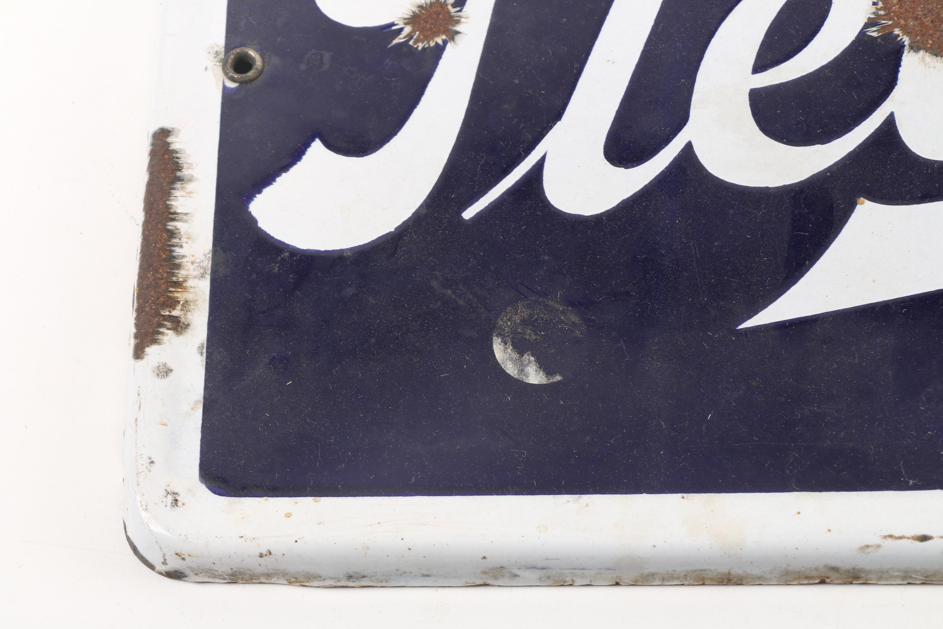 Vintage Piedmont "The Virginia Cigarette" Sign