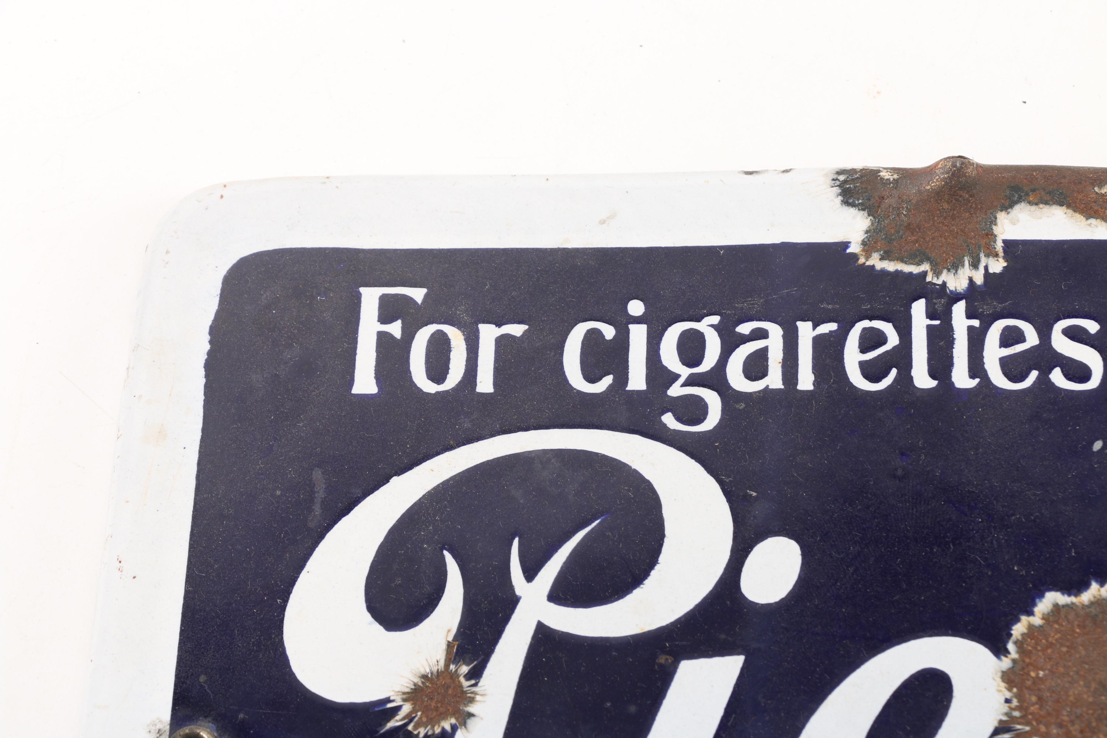 Vintage Piedmont "The Virginia Cigarette" Sign