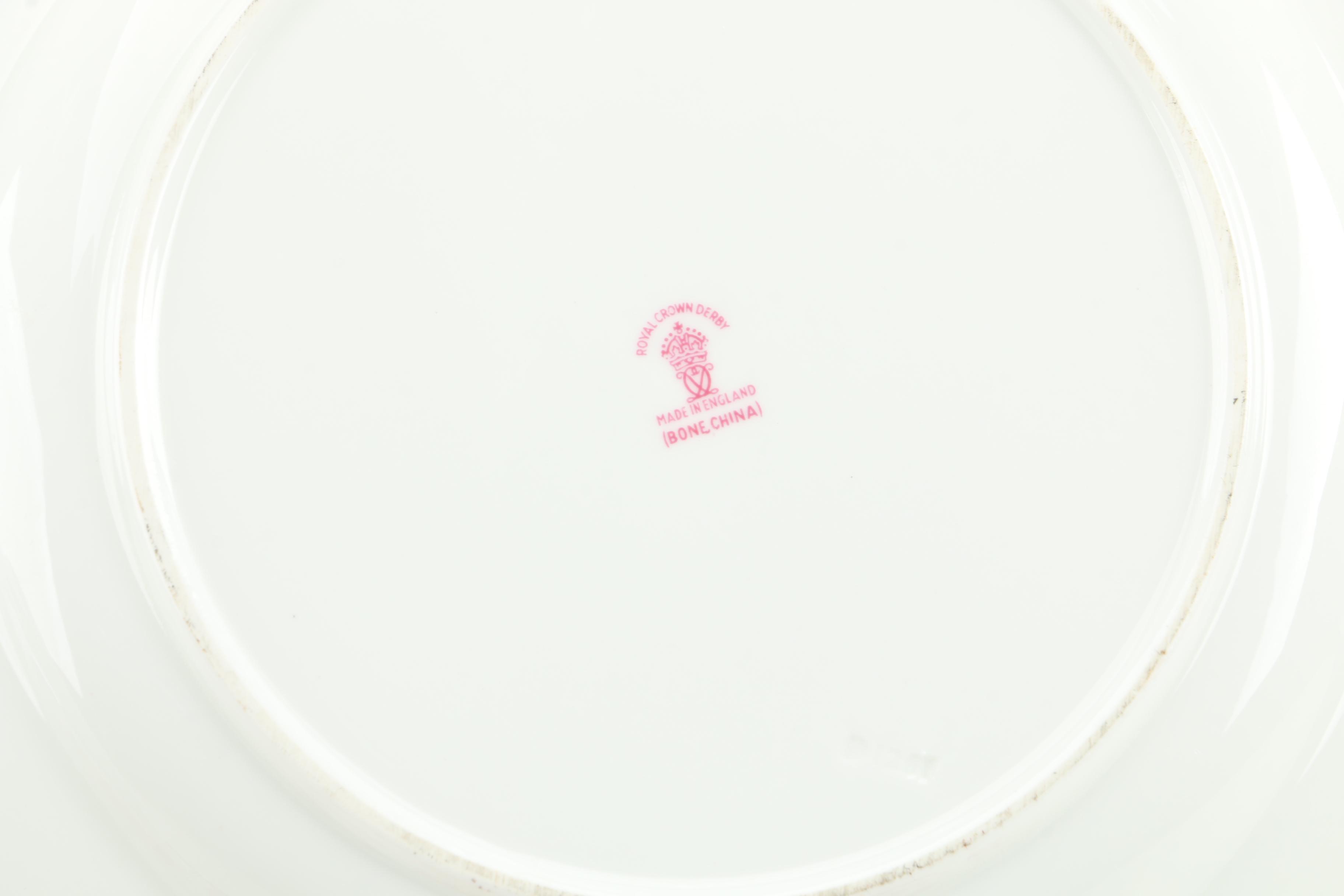 Royal Crown Derby "Bali" Bone China Dinnerware Circa 1975 - 1992