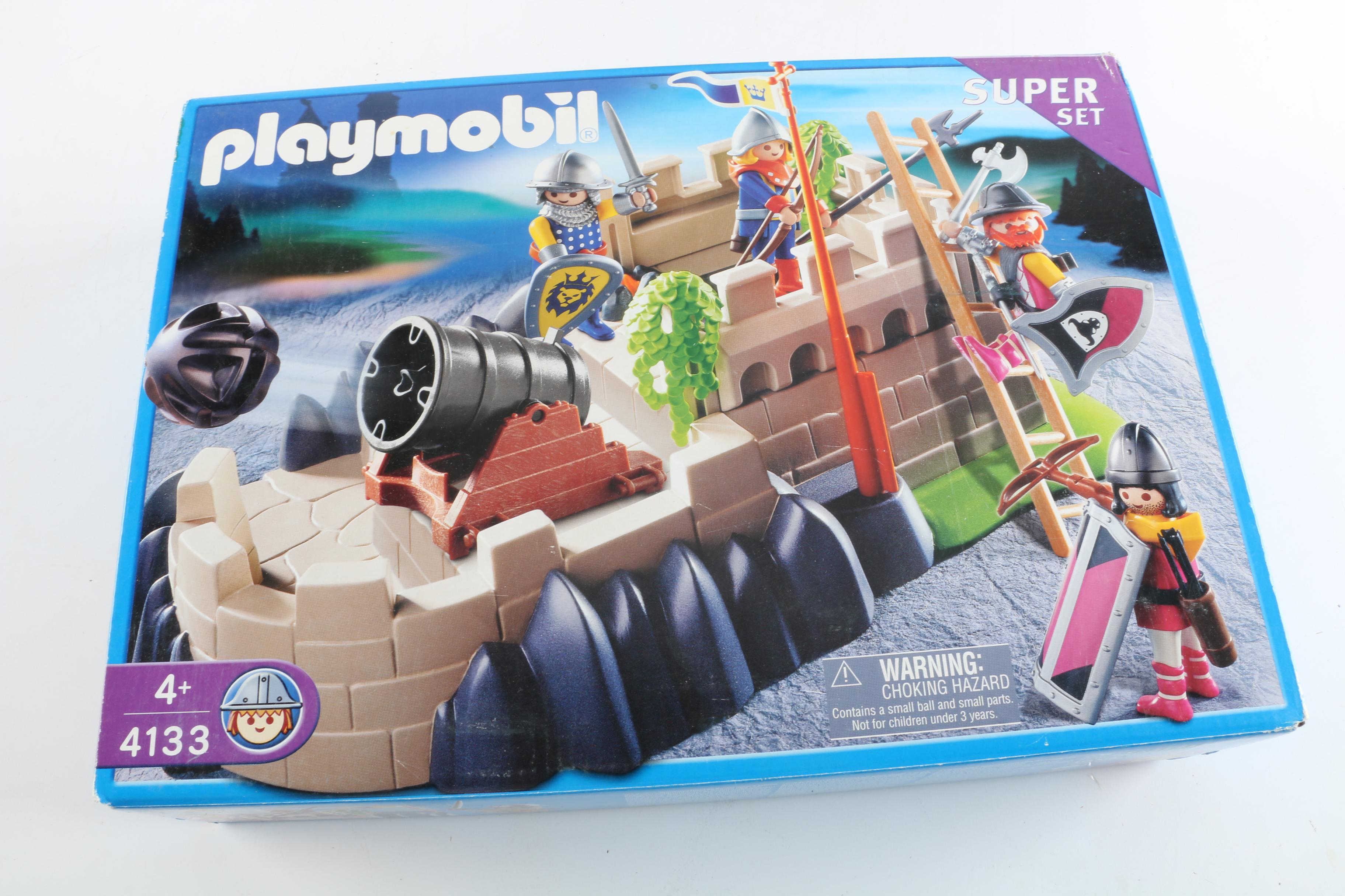 Playmobil Knights Themed Sets and Figures Including "Knight's Dungeon" Set