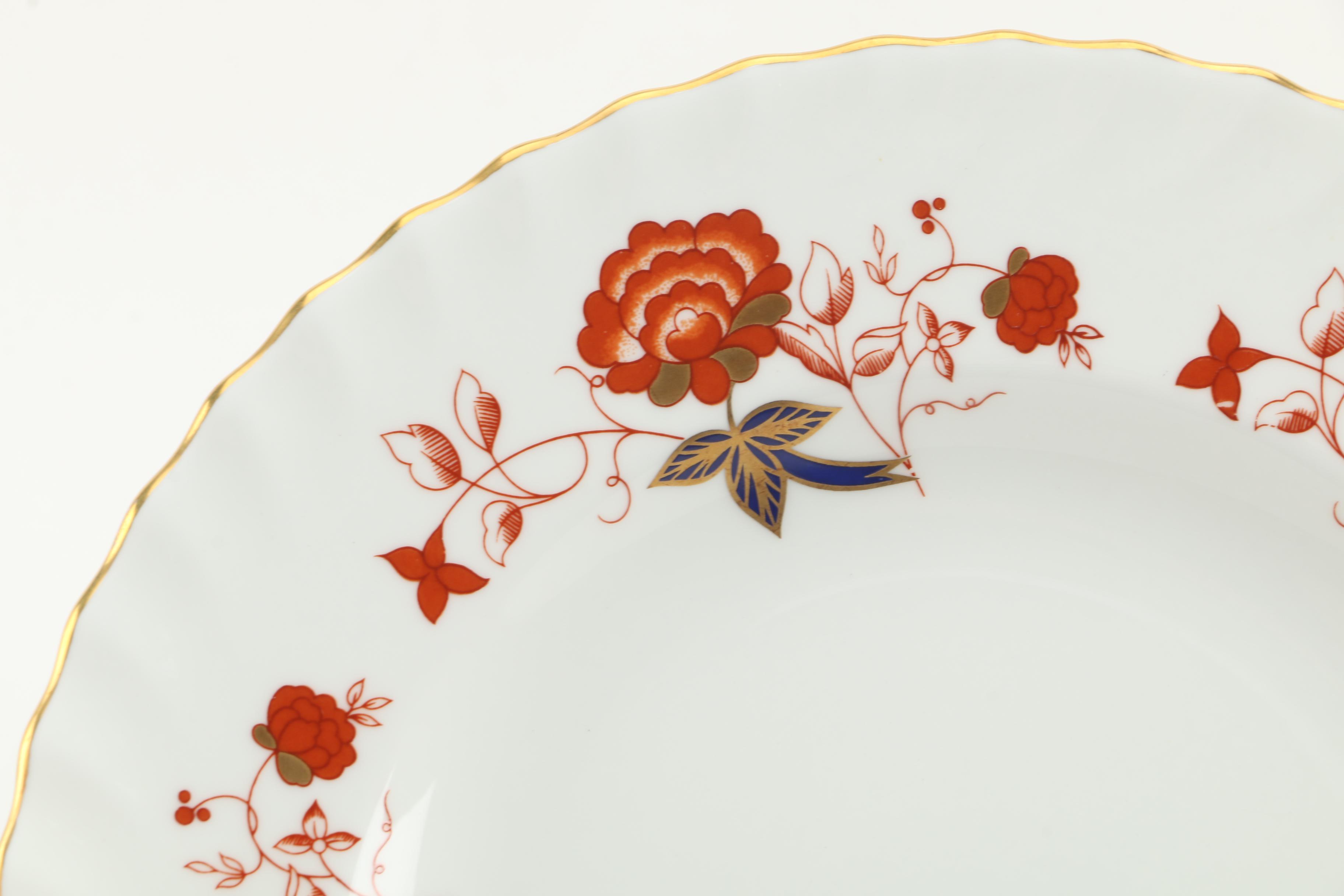 Royal Crown Derby "Bali" Bone China Dinnerware Circa 1975 - 1992