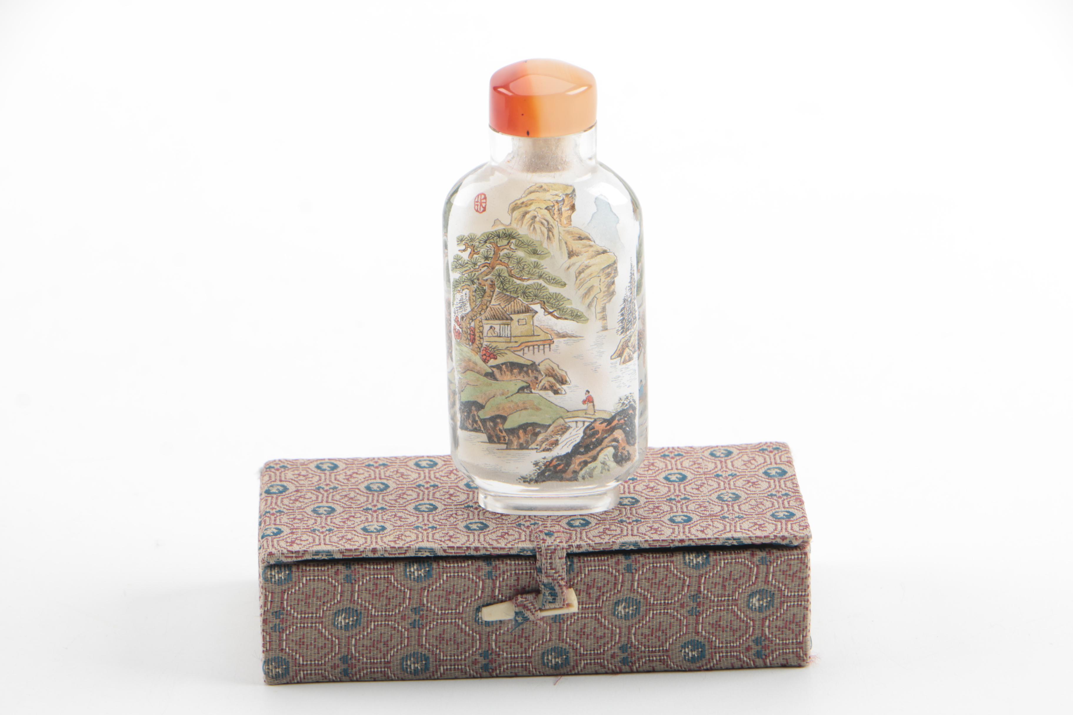 Asian Souvenirs and Decor Including JW Stannard Energy Chime and Baoding Balls