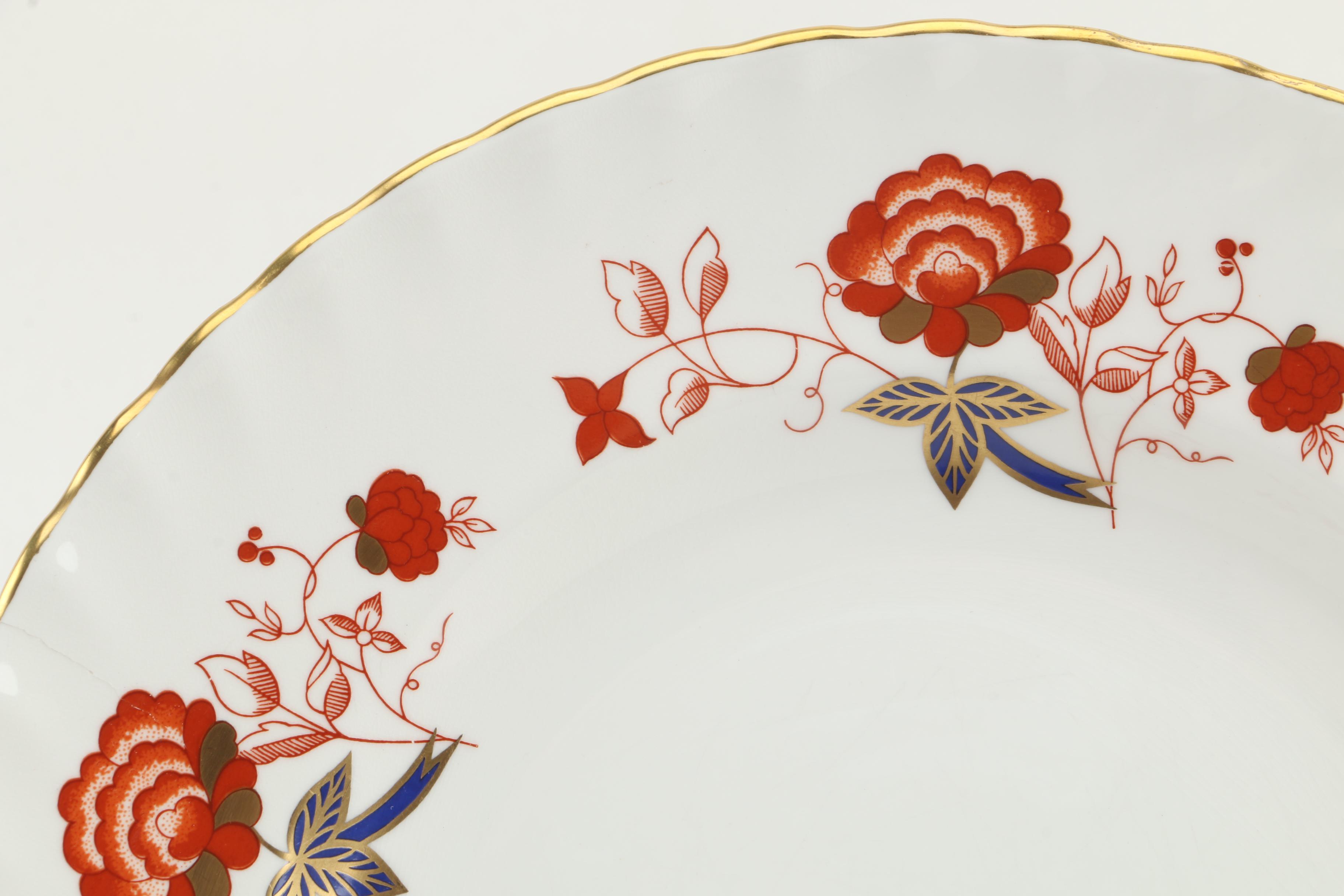 Royal Crown Derby "Bali" Bone China Dinnerware Circa 1975 - 1992