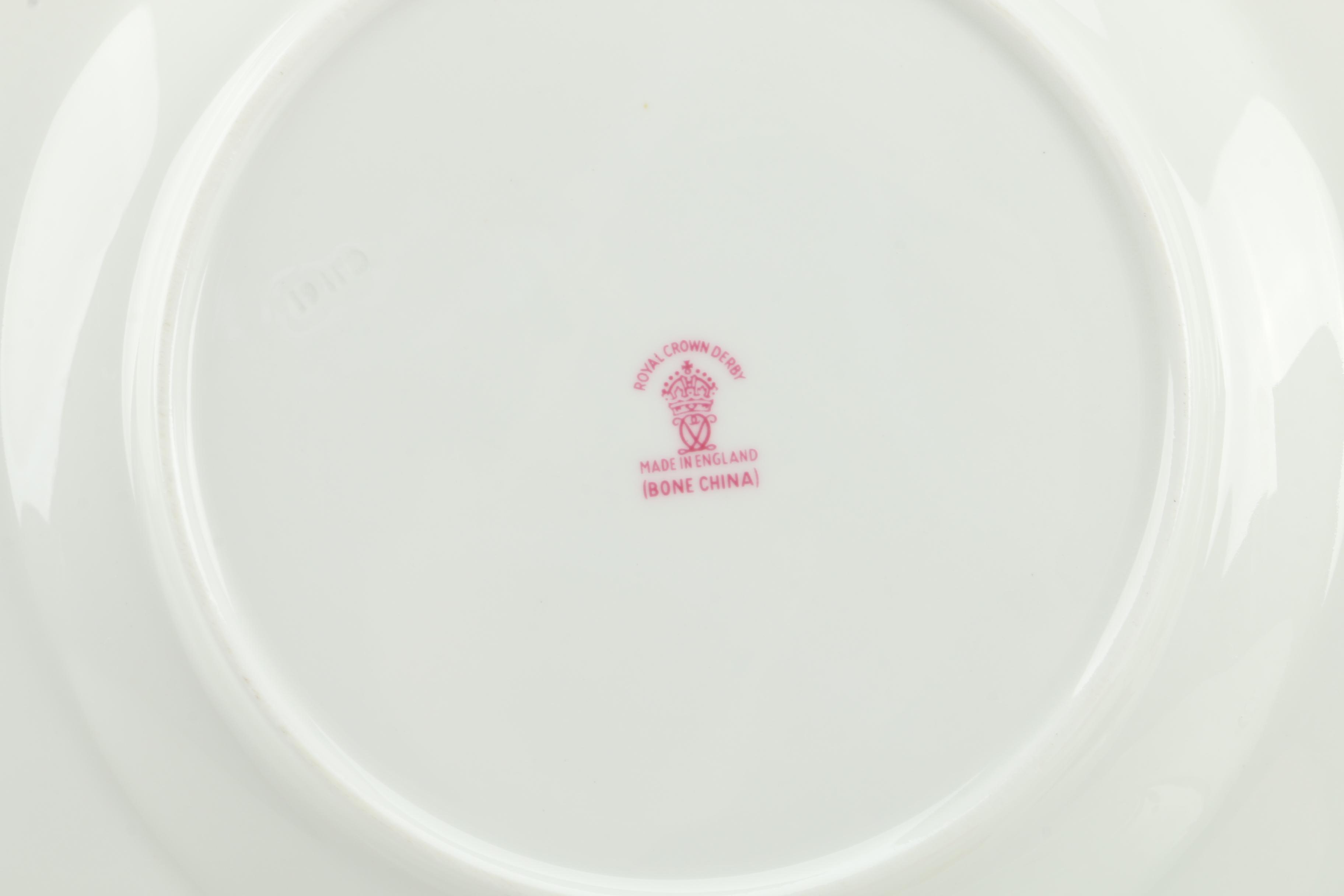 Royal Crown Derby "Bali" Bone China Dinnerware Circa 1975 - 1992