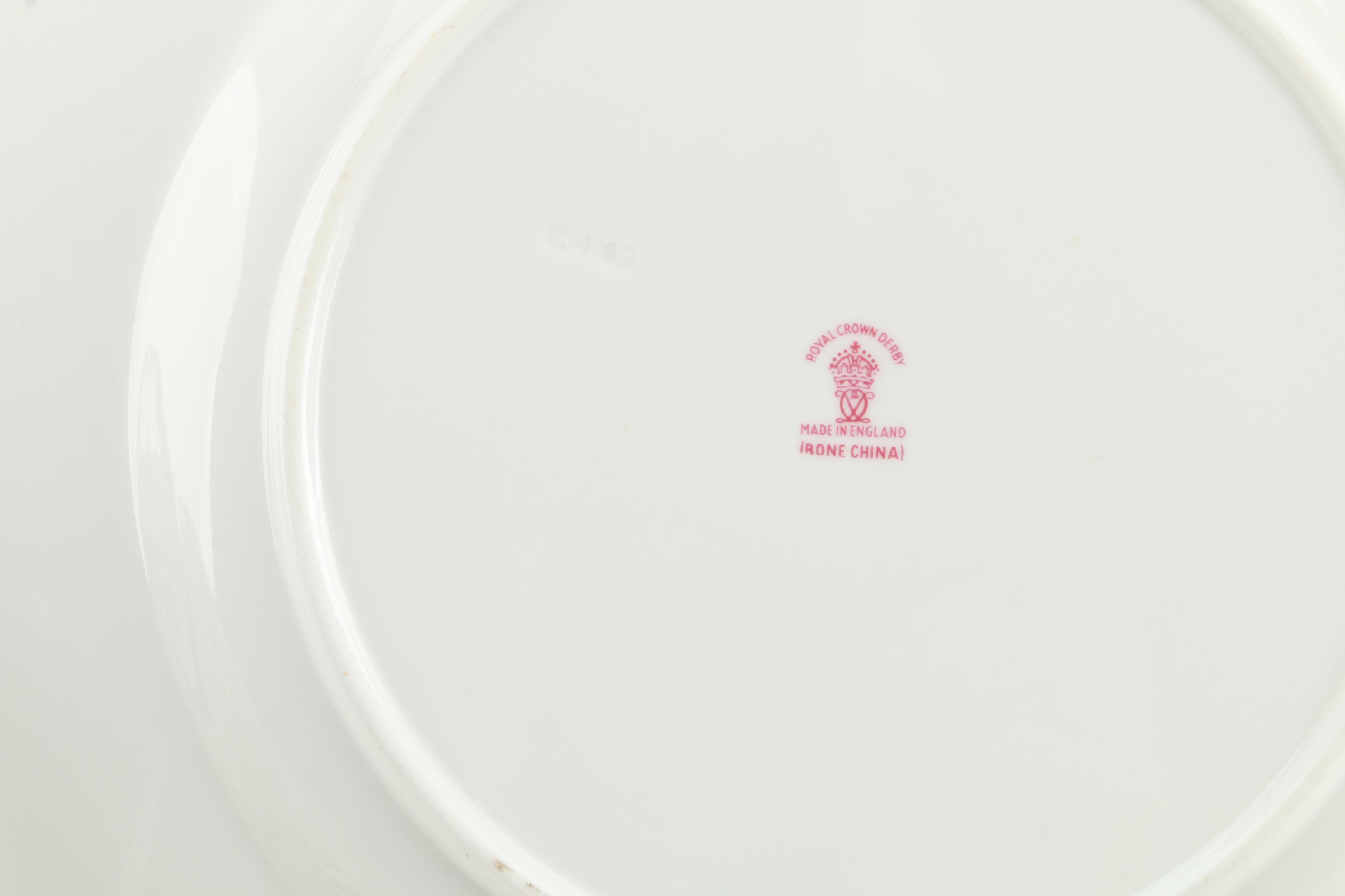 Royal Crown Derby "Bali" Bone China Dinnerware Circa 1975 - 1992