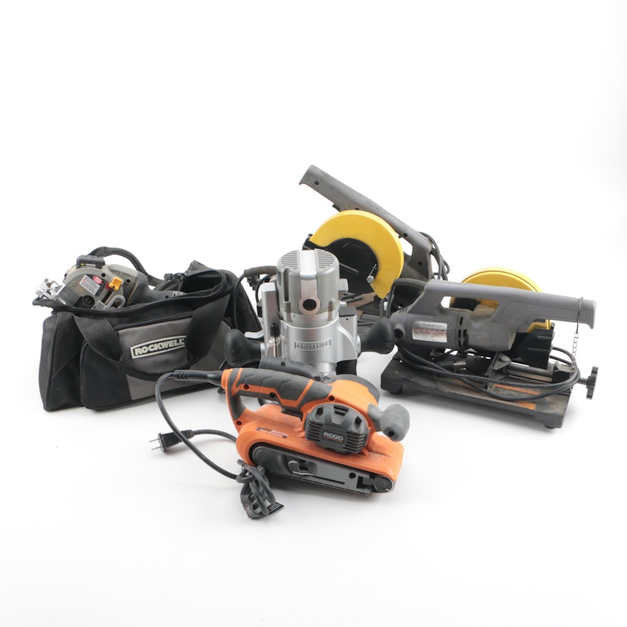 Power Tools Including Craftsman Base Router