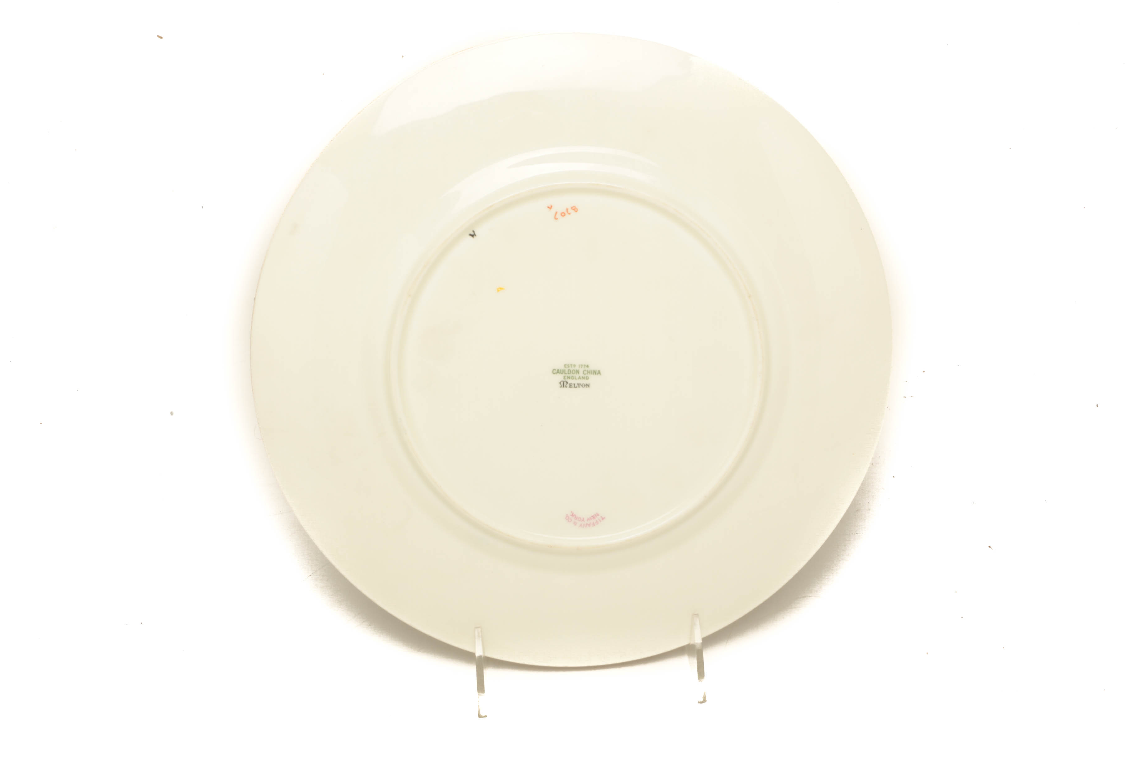 Cauldon China "Melton" Dinner Plates Retailed by Tiffany & Co.