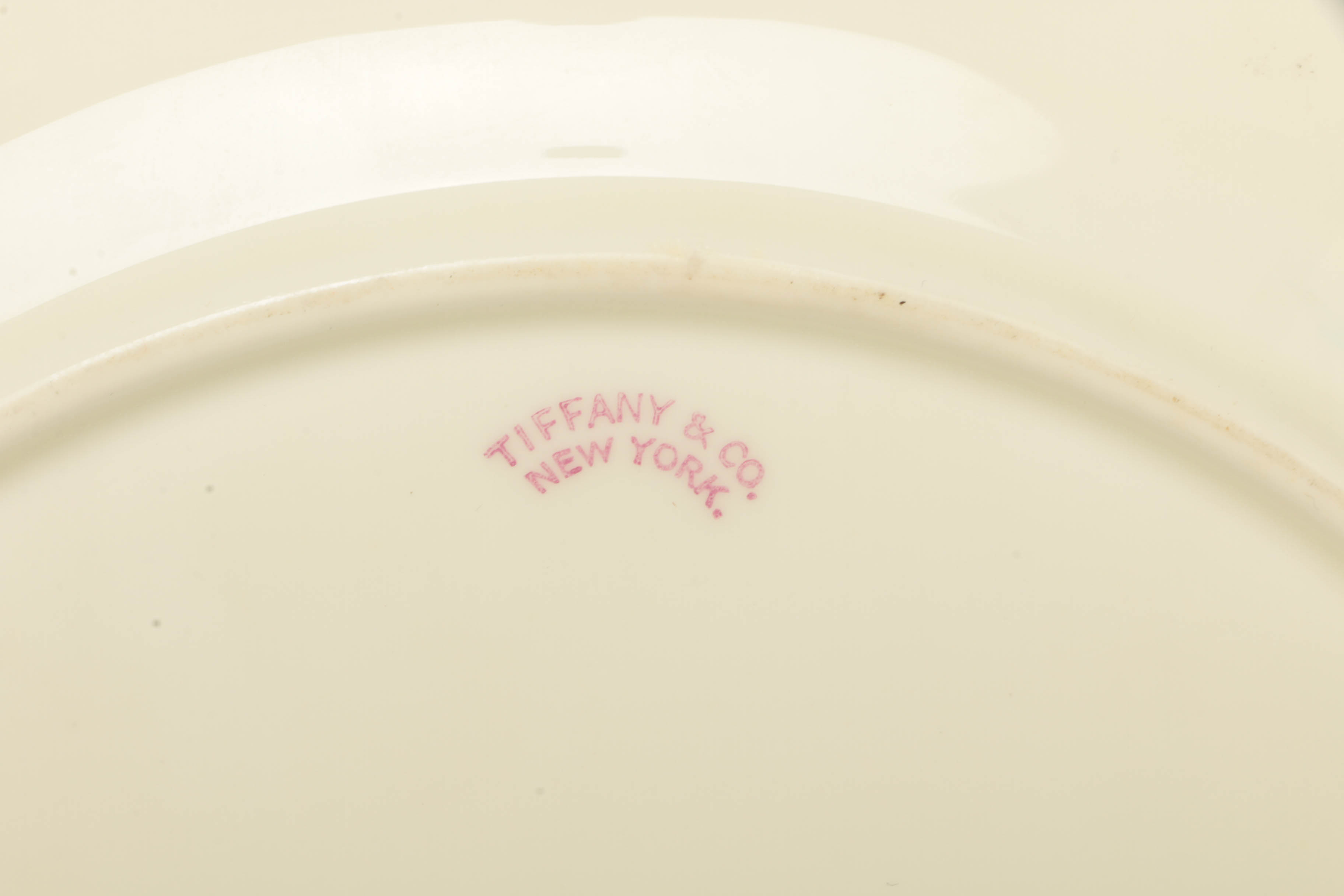 Cauldon China "Melton" Dinner Plates Retailed by Tiffany & Co.
