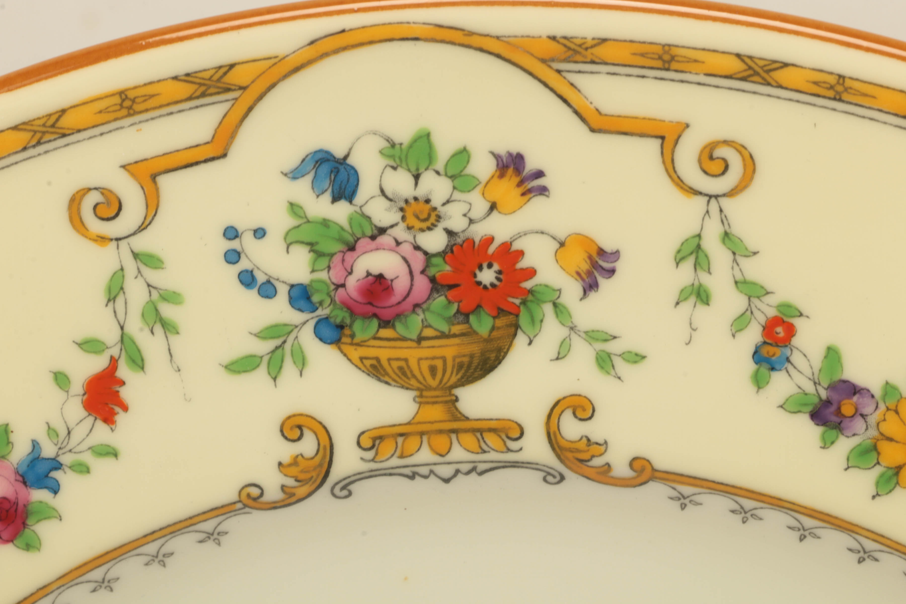 Cauldon China "Melton" Dinner Plates Retailed by Tiffany & Co.