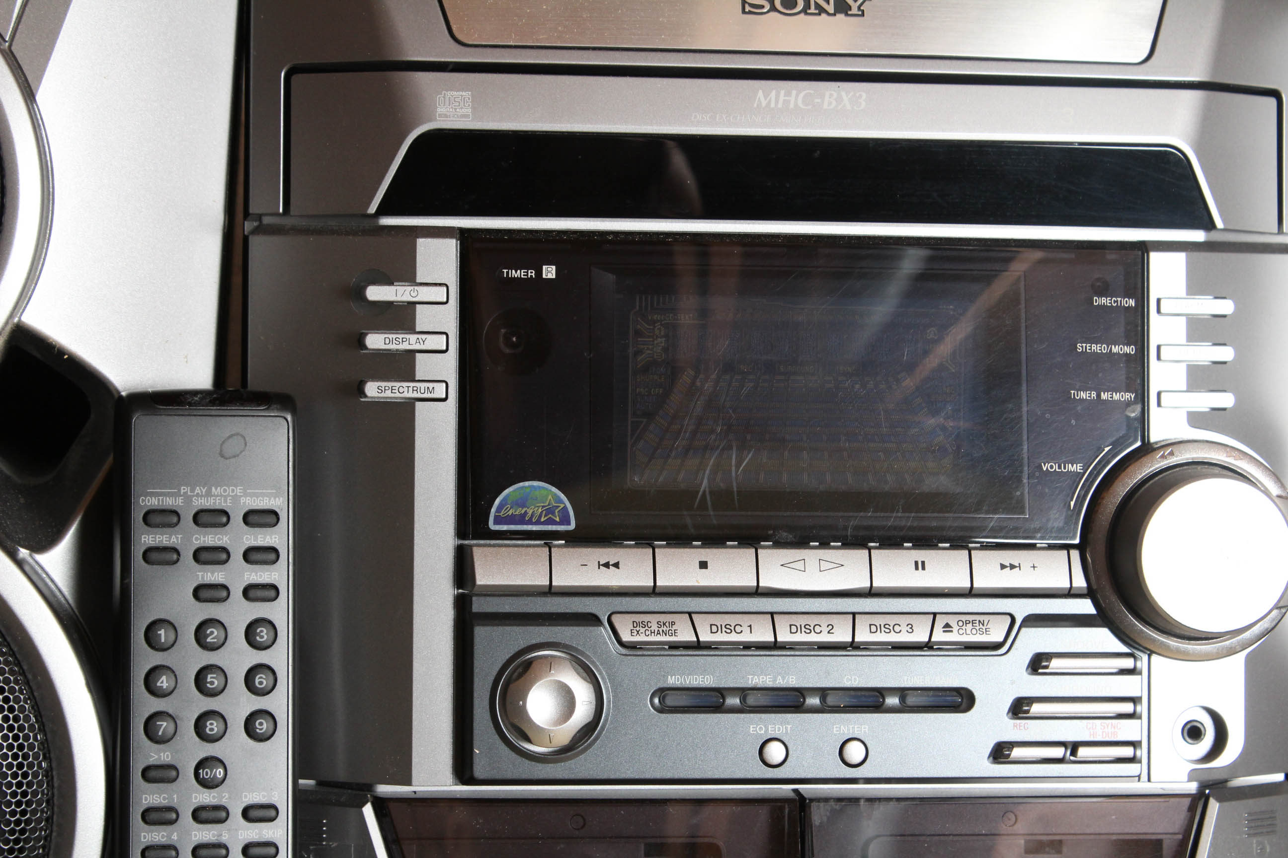 Sony MHC-BX3 Stereo System