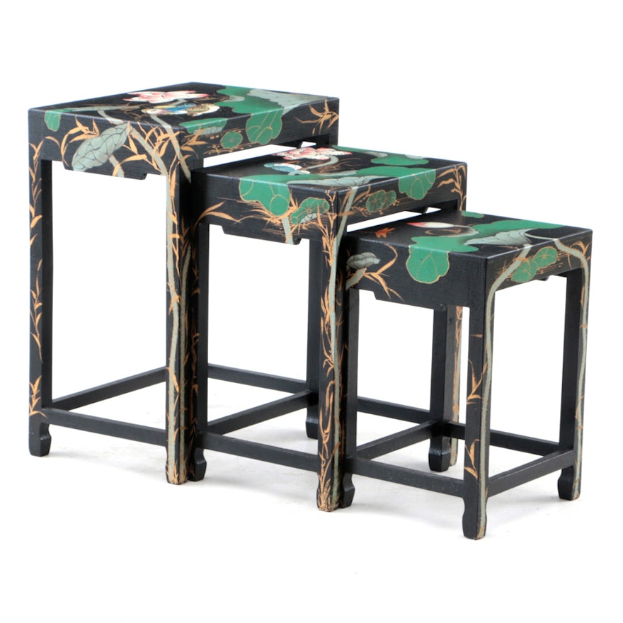 Collection of Chinese Inspired Nesting Tables