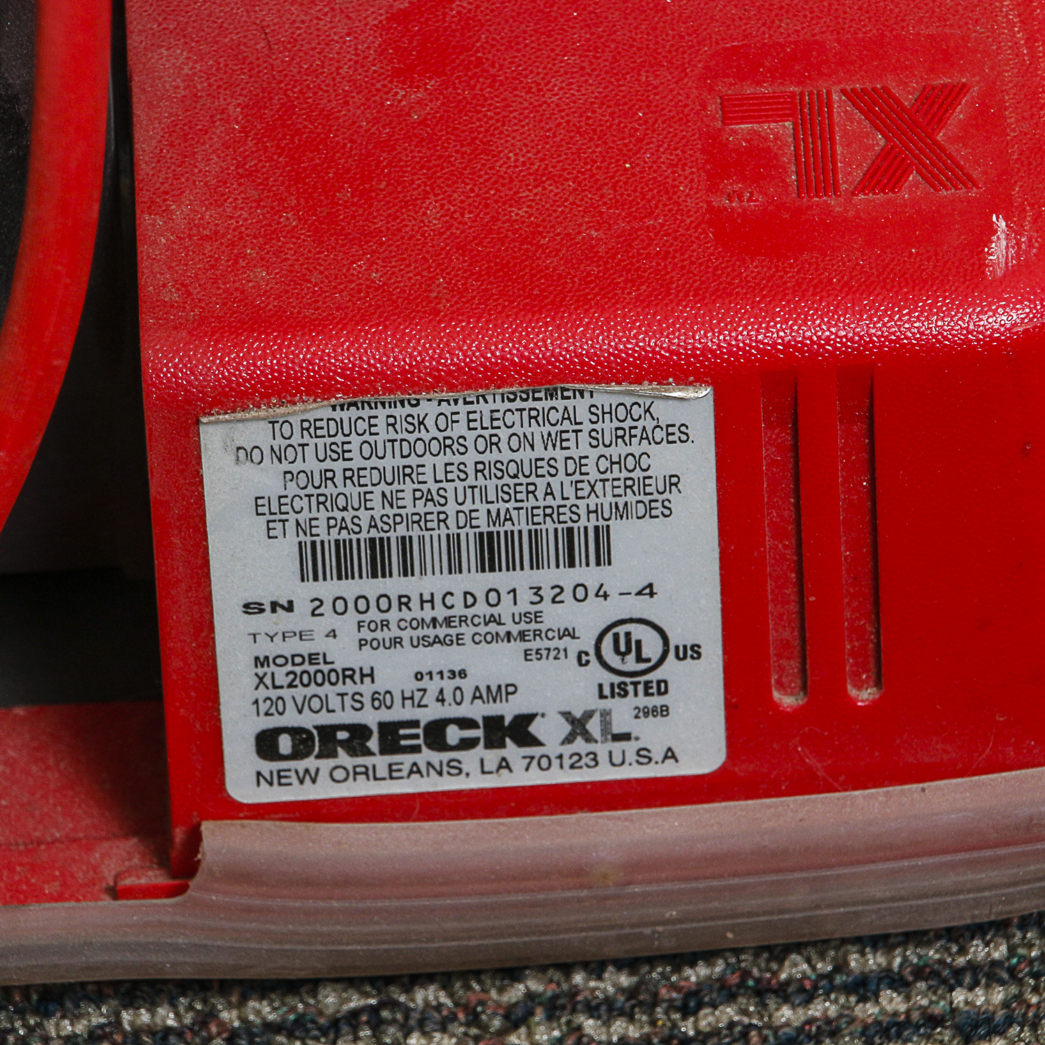 Oreck XL Commercial Vacuum Cleaner