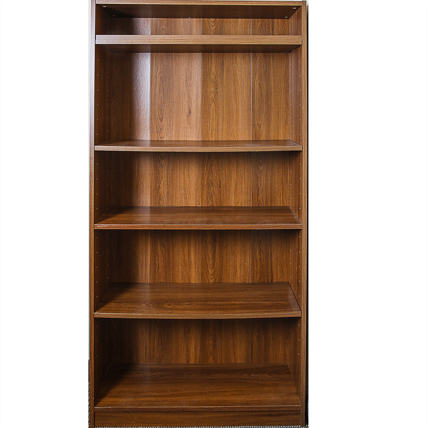 Wood Grain Laminate Bookcase