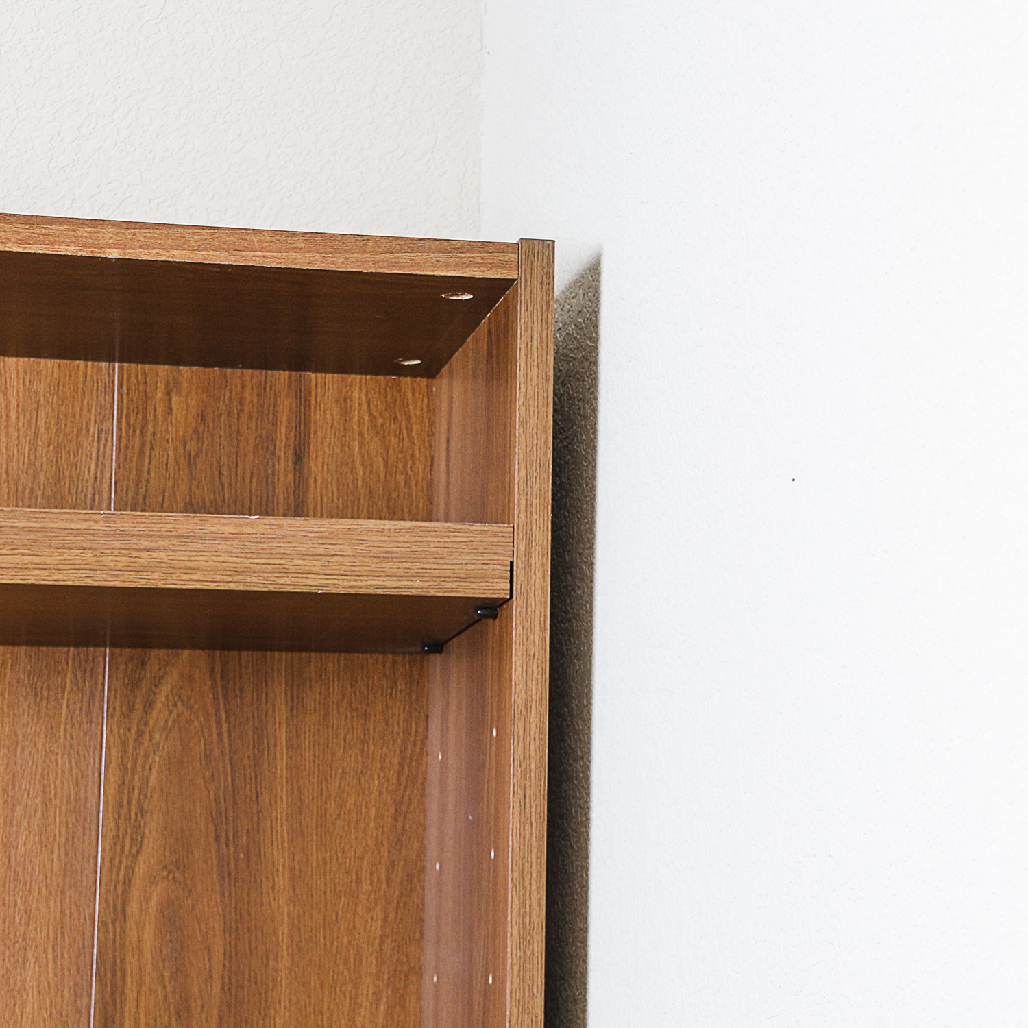 Wood Grain Laminate Bookcase