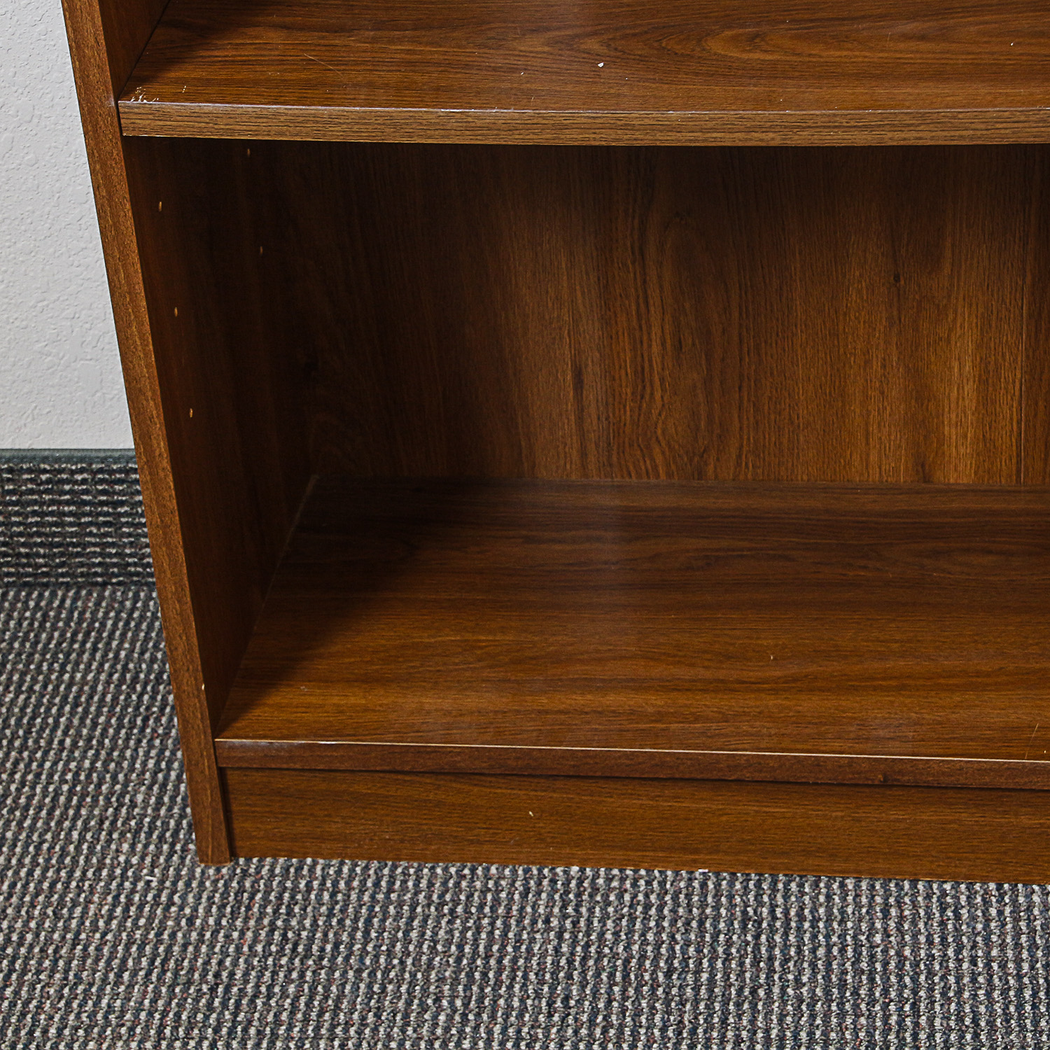 Wood Grain Laminate Bookcase