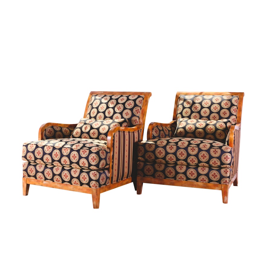 Wesley Hall Upholstered Club Chairs