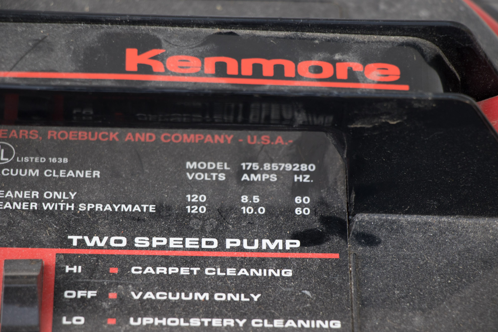 PowerStroke 1700 PSI Pressure Washer and Kenmore Power Spray Carpet Cleaner