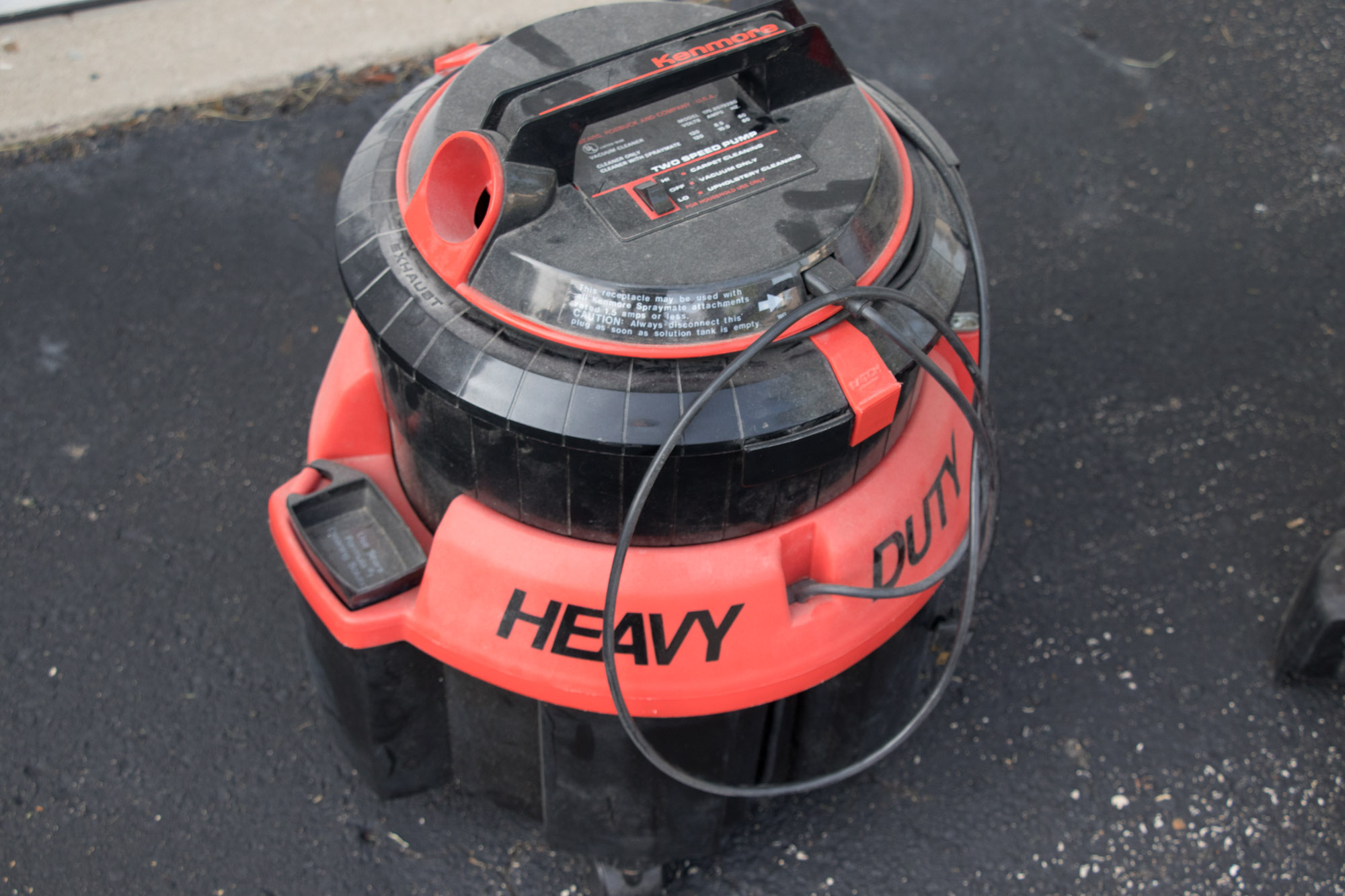 PowerStroke 1700 PSI Pressure Washer and Kenmore Power Spray Carpet Cleaner