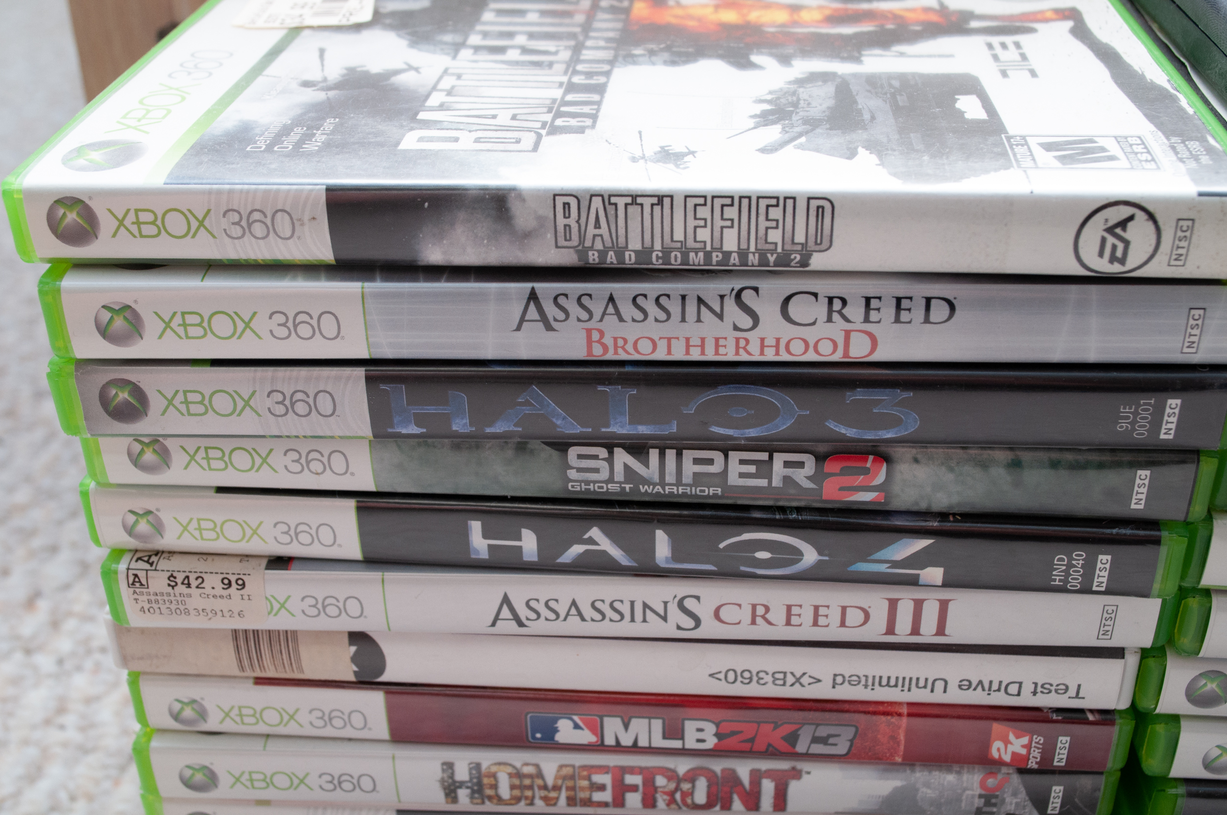 XBOX360 Video Game Collection