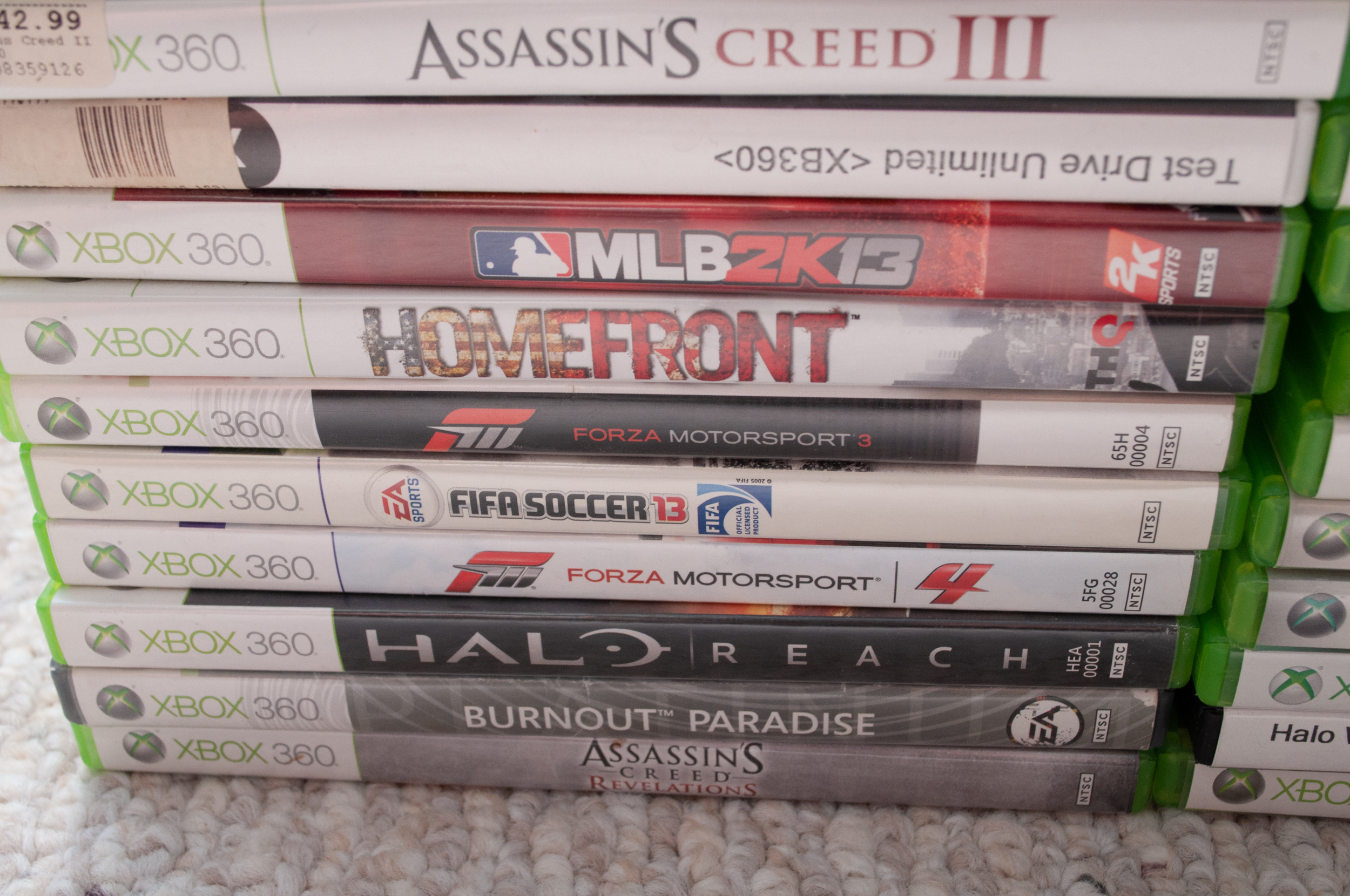 XBOX360 Video Game Collection