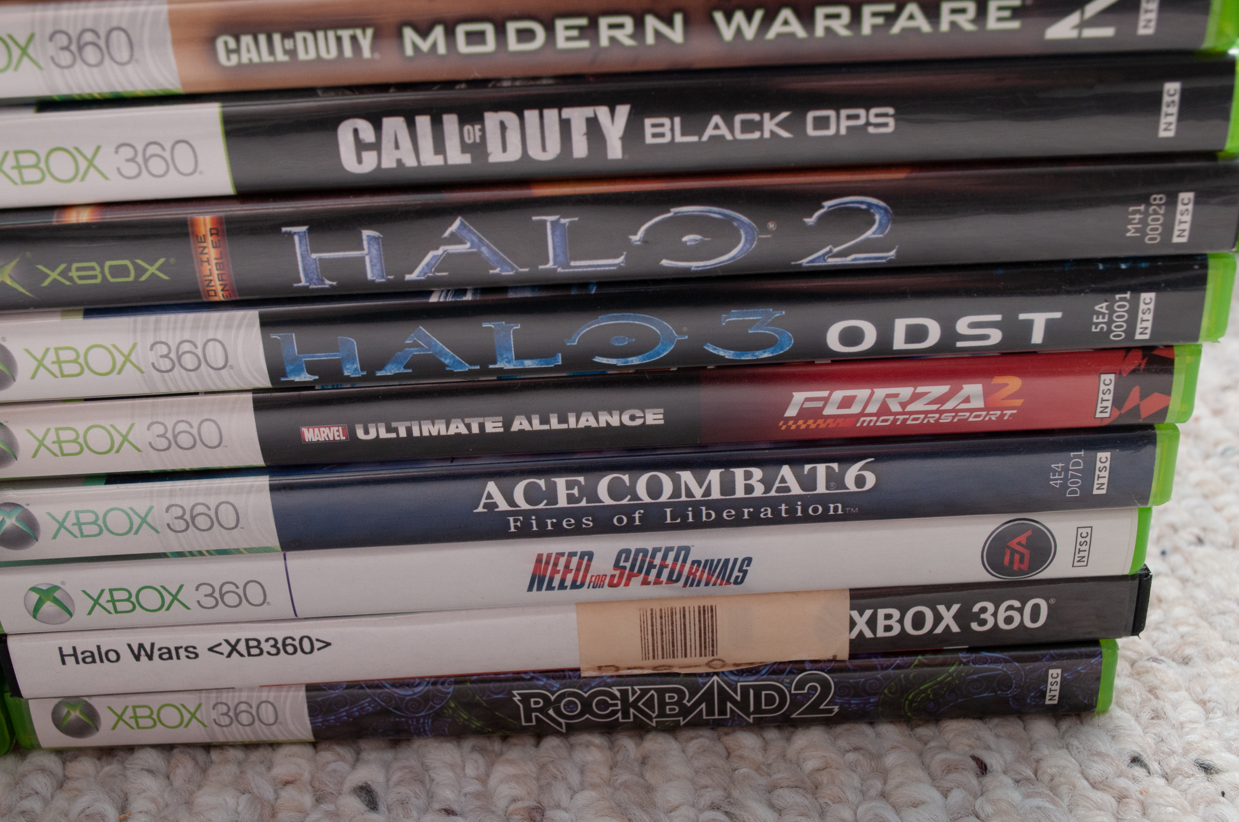 XBOX360 Video Game Collection
