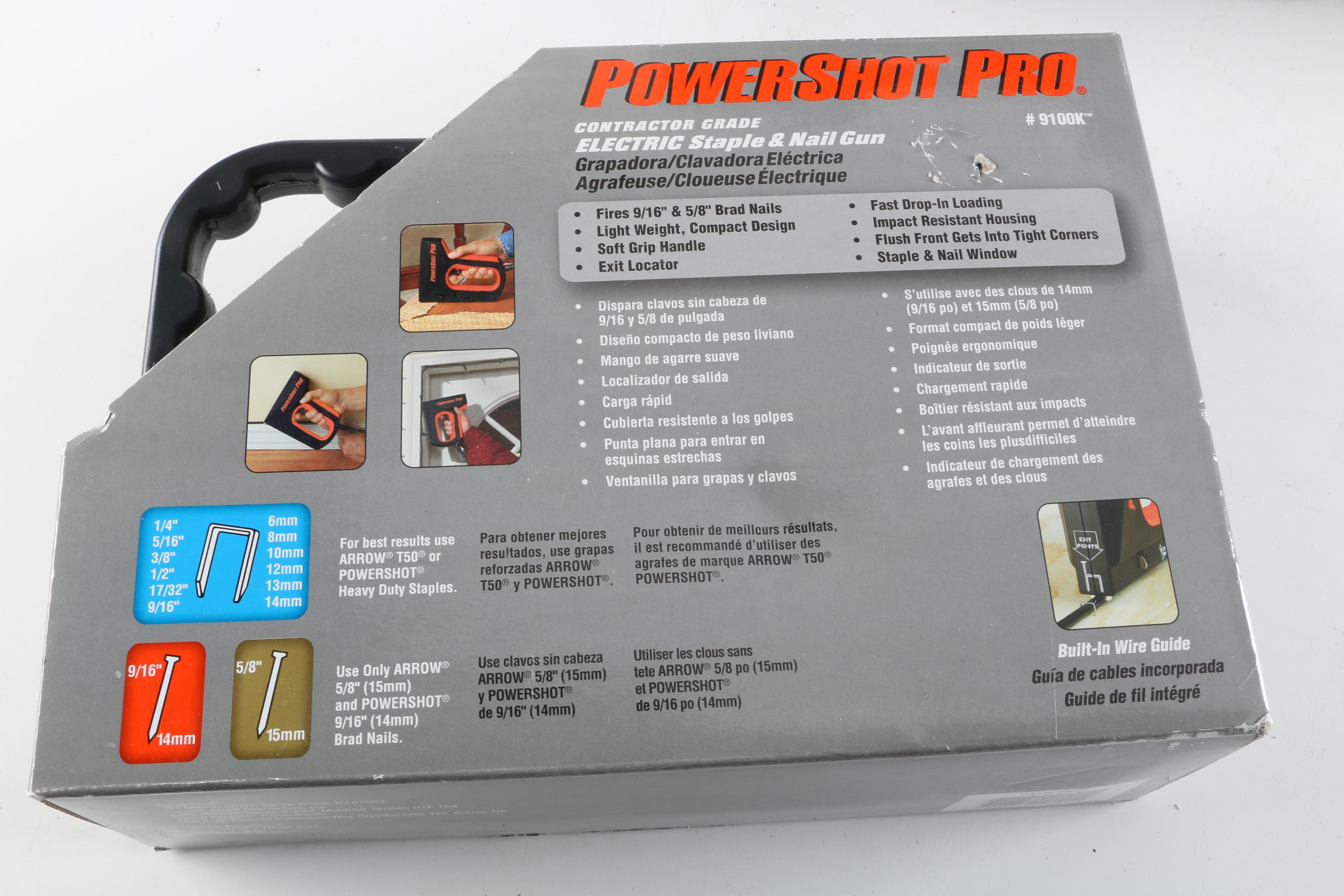 Power Tools Including Bostitch Brad Nailer, Ridgid Jobmax, and More