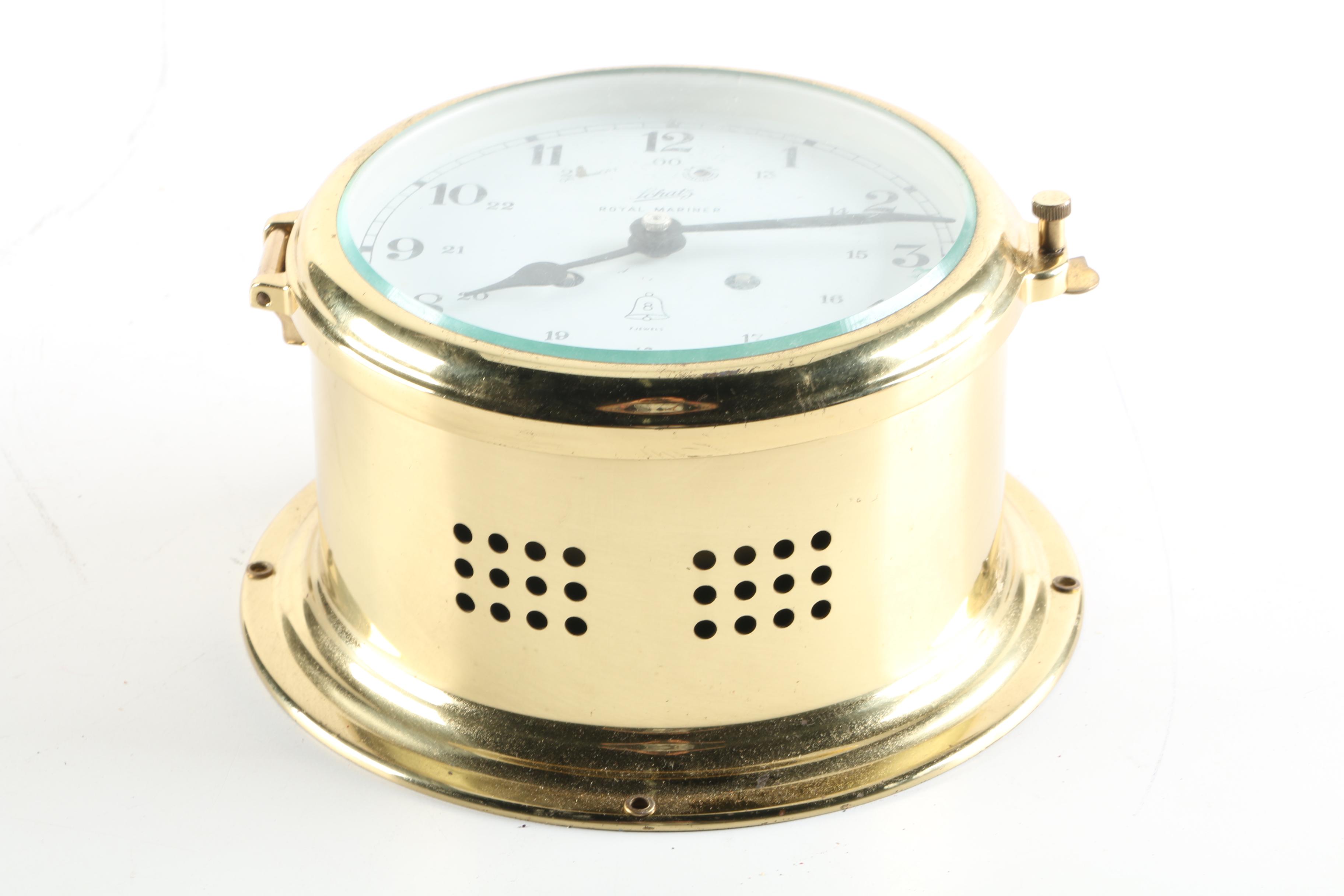 Schatz "Royal Mariner" Brass Ship's Clock