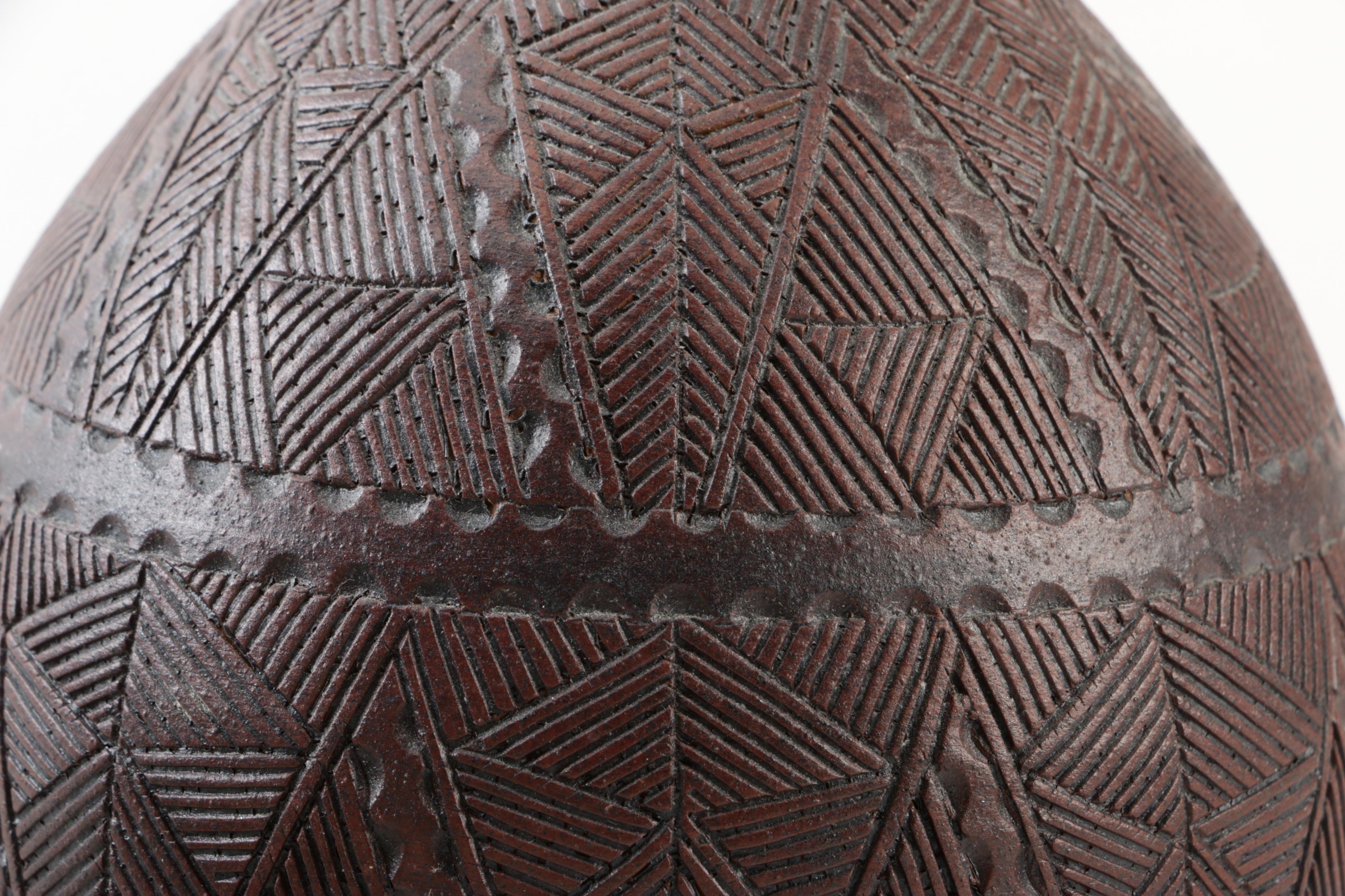 Six Nations Kanyengeh Handmade Pottery Vessel and East Asian Moriage Pitcher