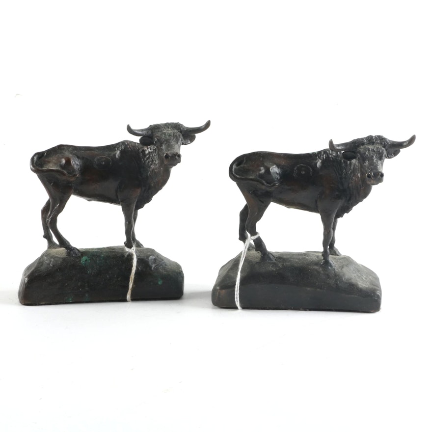 Bob Nelson Limited Edition Bronze Sculptures of Steer