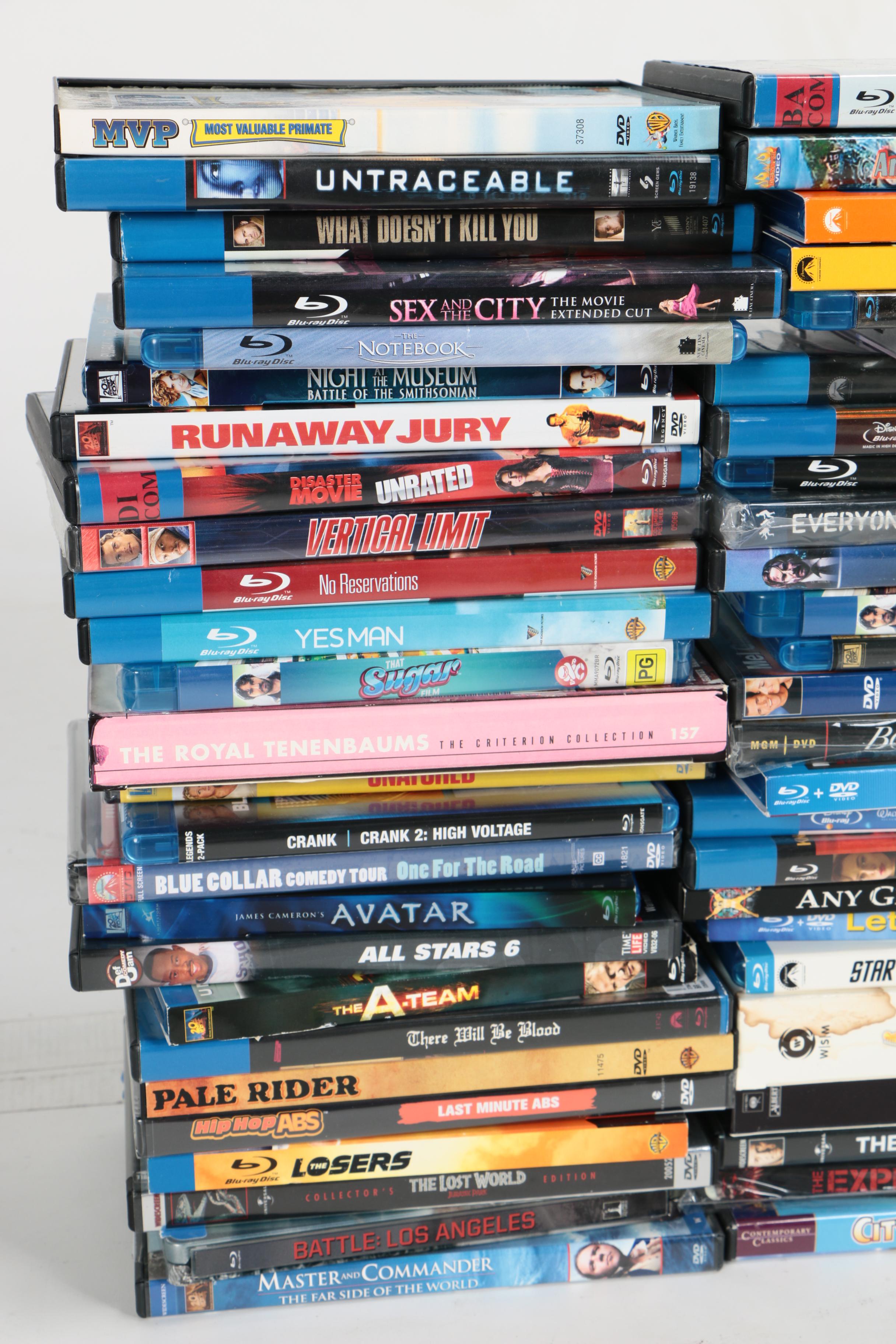 Movie and Live Concert DVDs and Blu-Ray Featuring "Star Trek" and "Baby Mama"