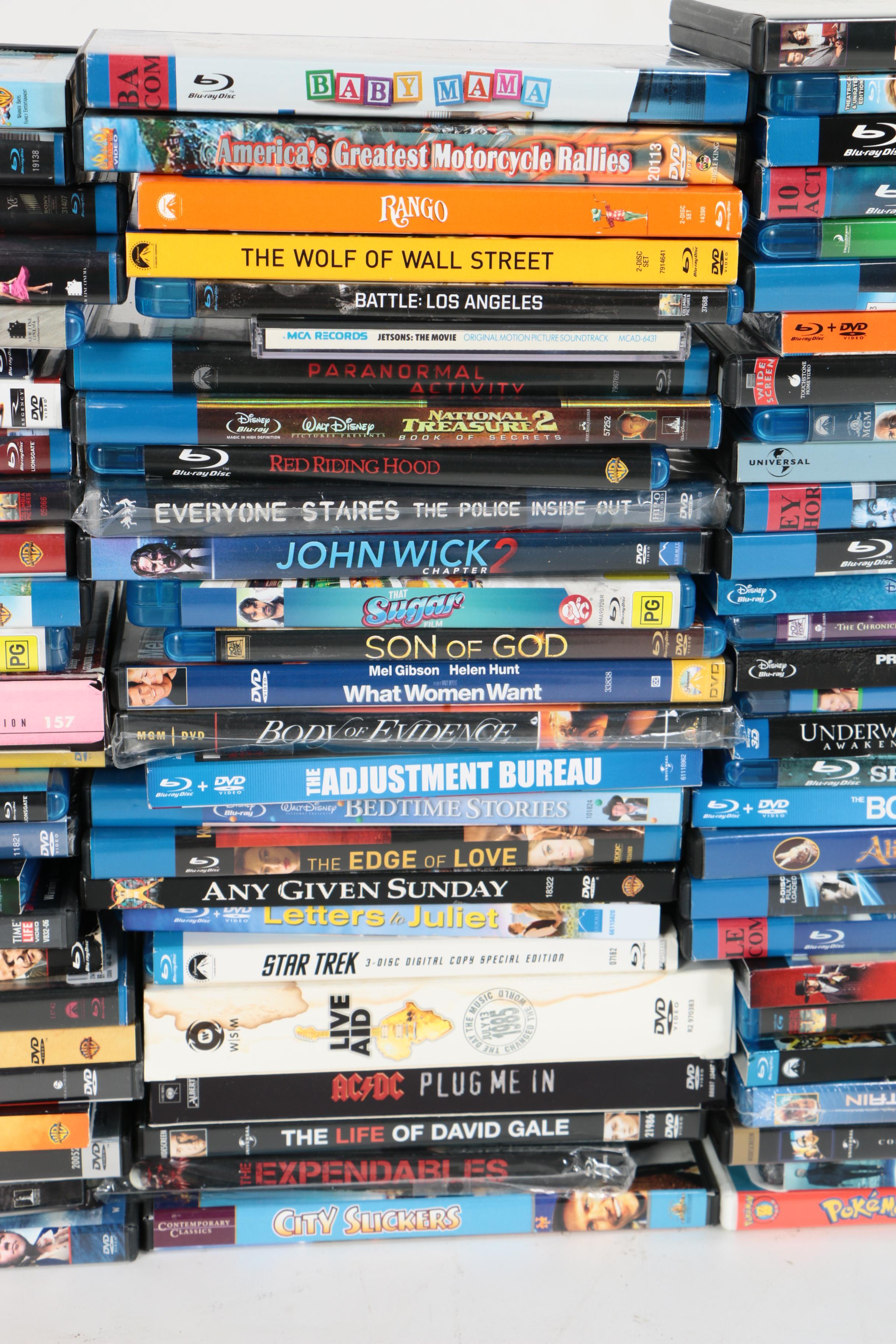 Movie and Live Concert DVDs and Blu-Ray Featuring "Star Trek" and "Baby Mama"