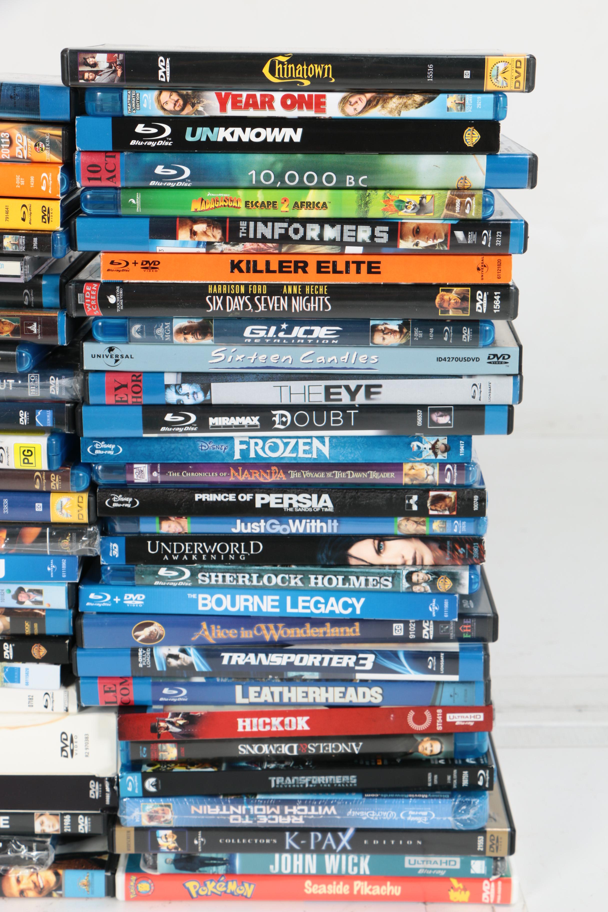 Movie and Live Concert DVDs and Blu-Ray Featuring "Star Trek" and "Baby Mama"