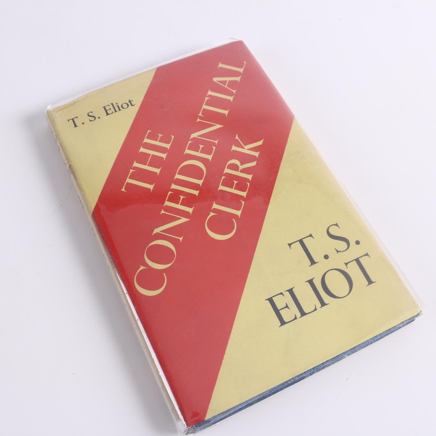 1954 First British Edition "The Confidential Clerk" by T. S. Eliot