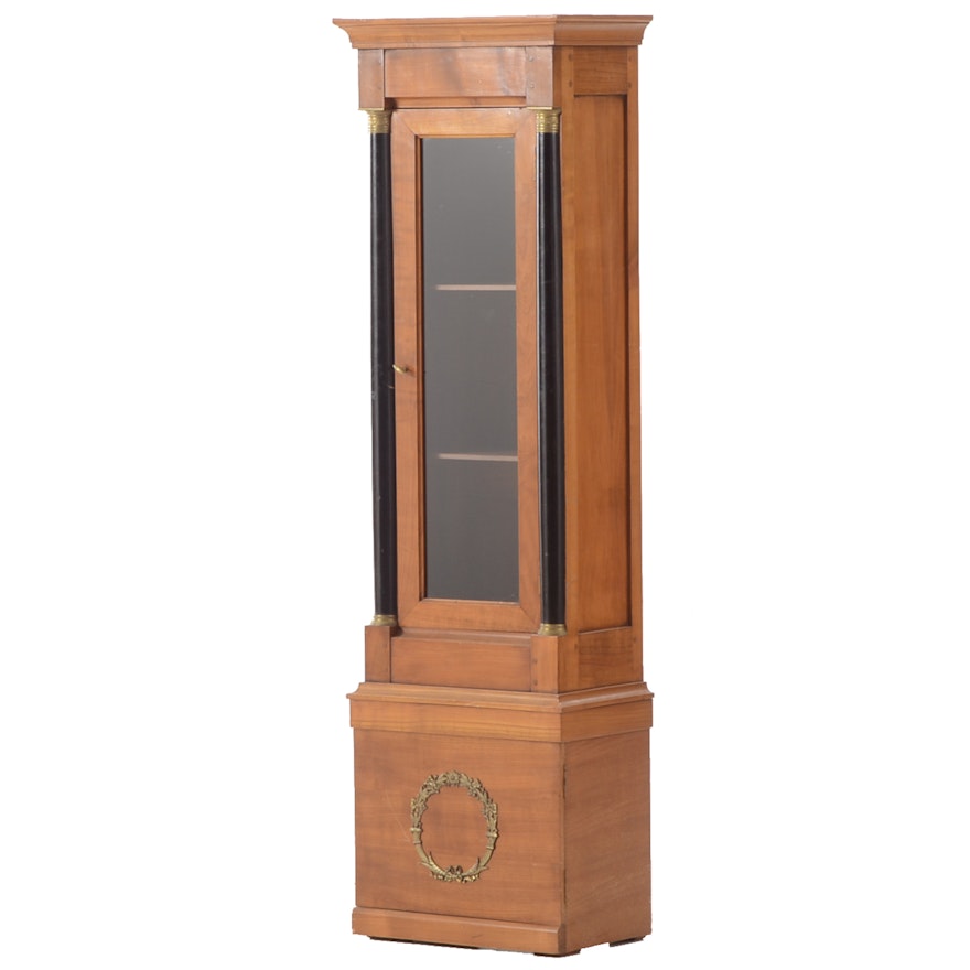American Empire Style Display Cabinet
